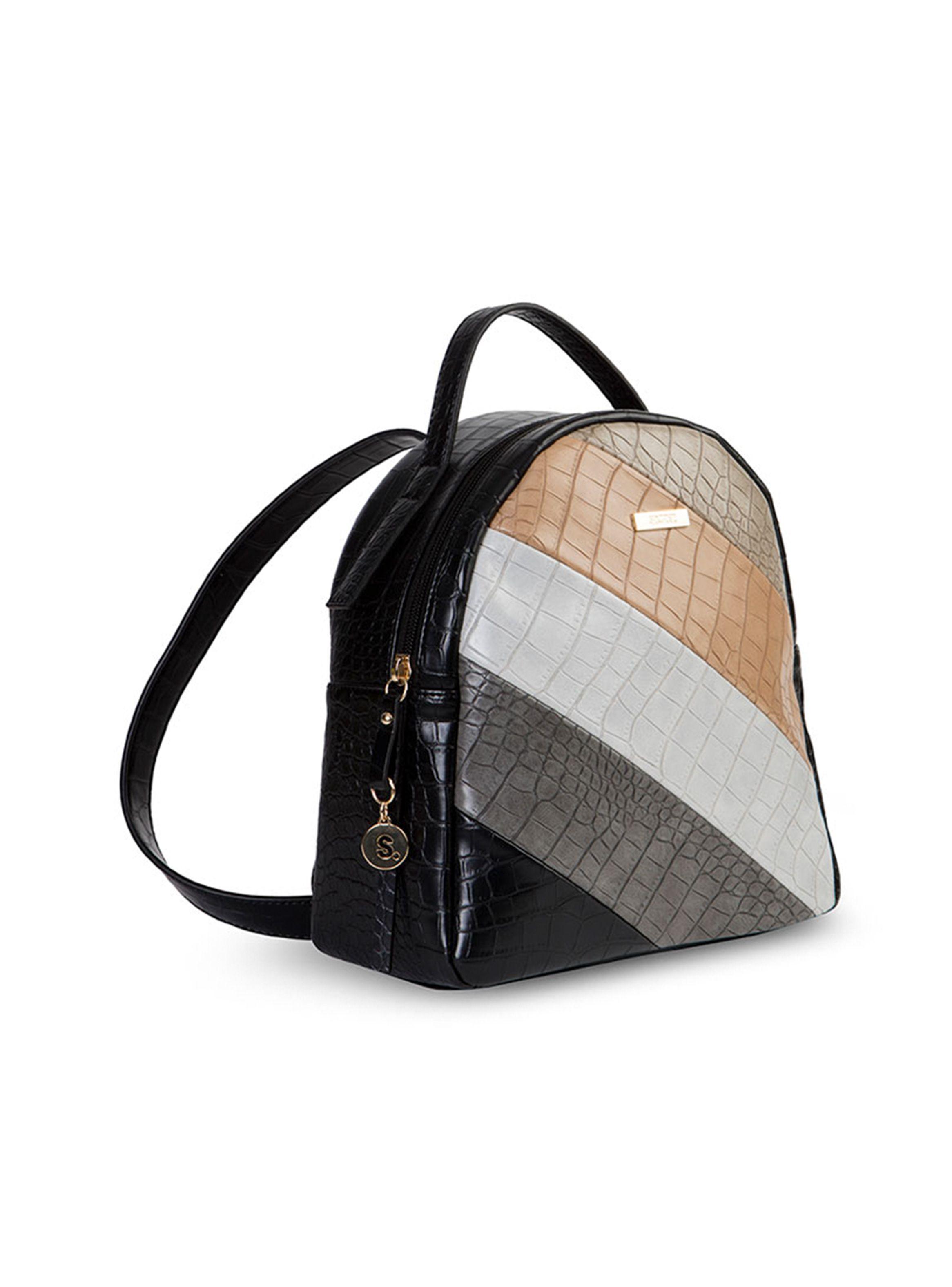 Mochila Urbana Secret Backpack M Negro-Café-1