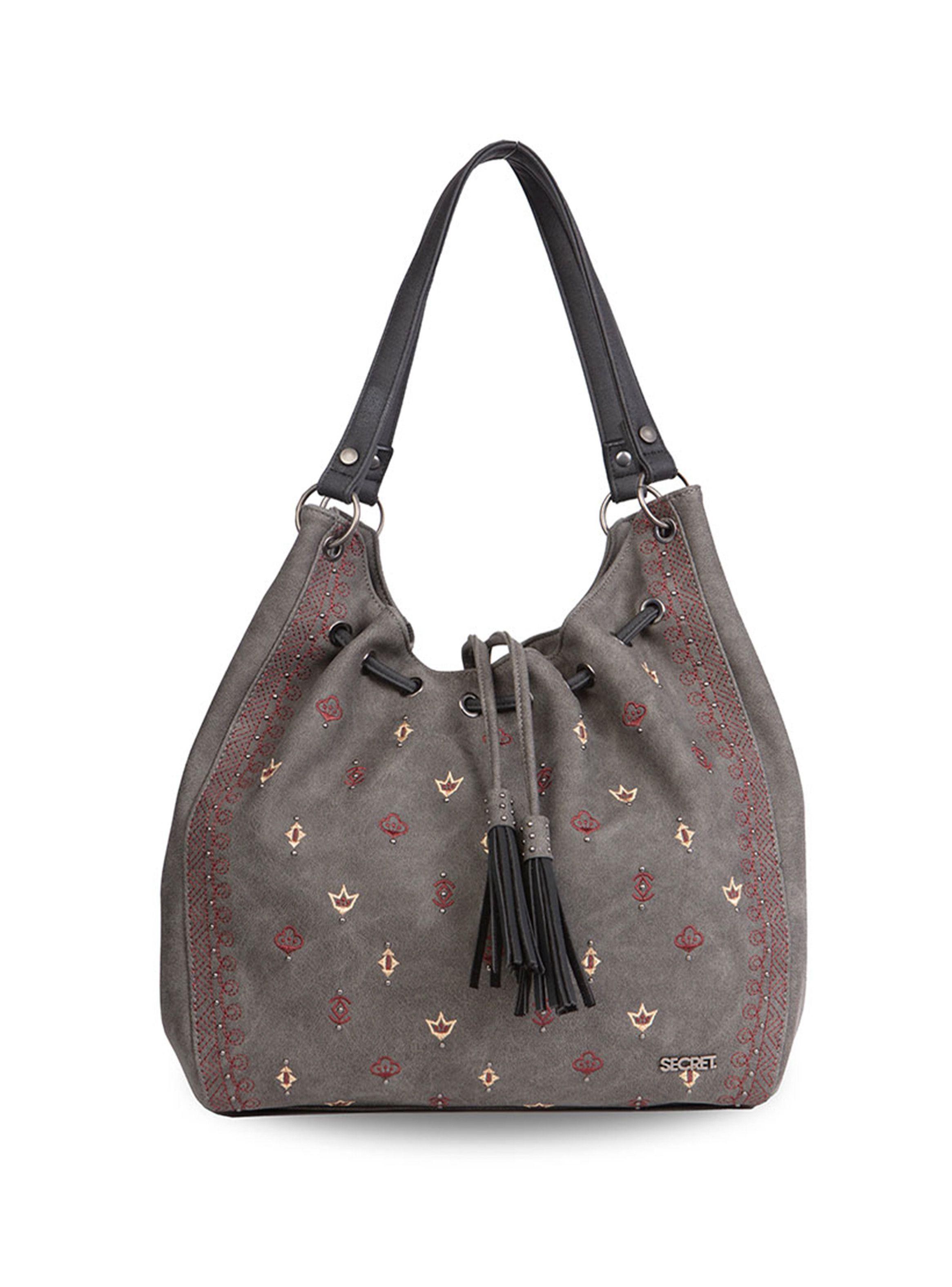 Cartera de Hombro Secret Shoulder Bag L3dv Gris-Mostaza-0