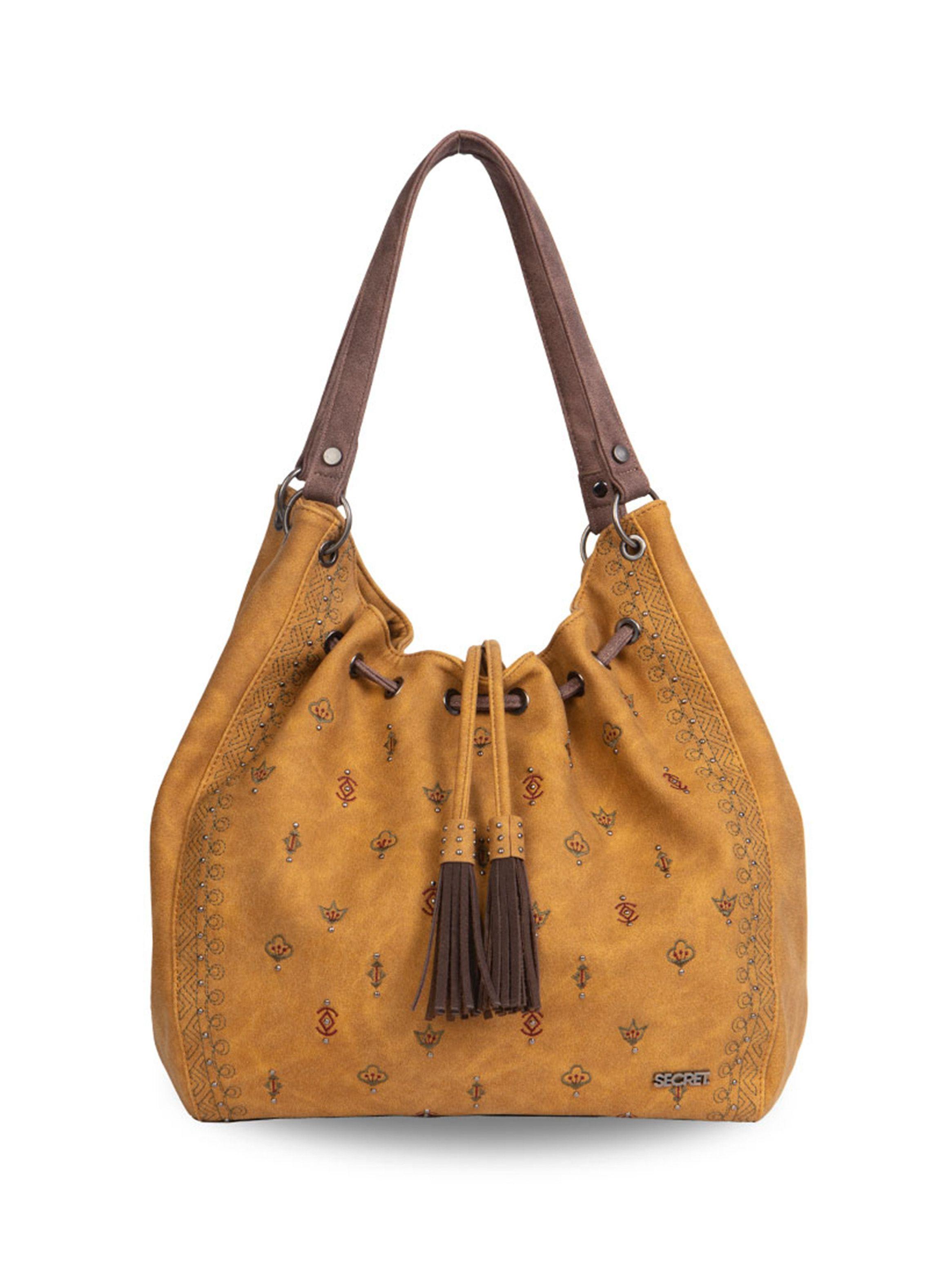 Cartera de Hombro Secret Shoulder Bag L3dv Gris-Mostaza-0