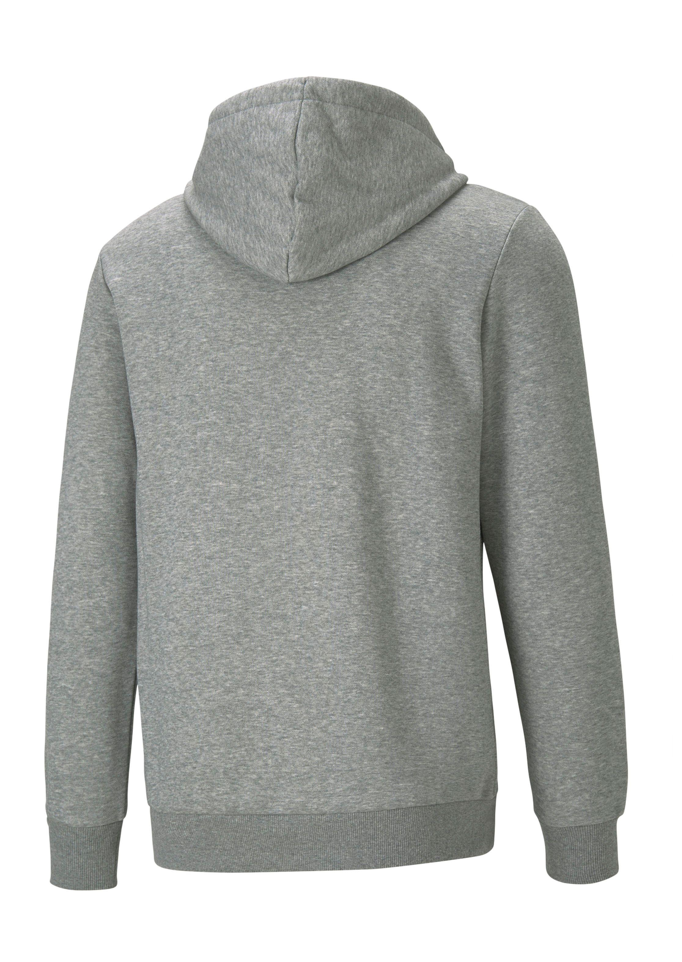 Polerón Puma Ess Big Logo Hoodie Fl Gris Hombre-1