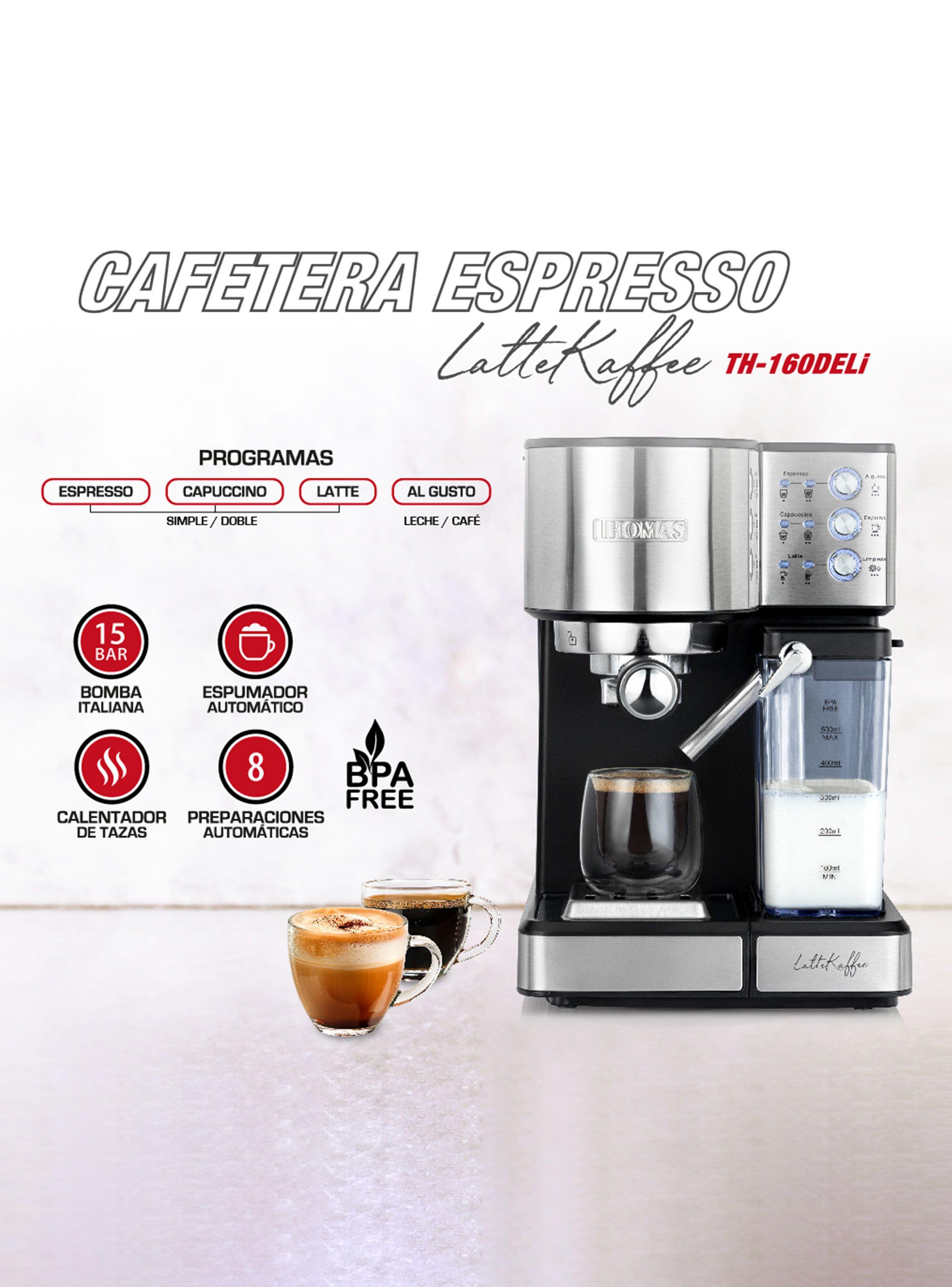 Cafetera Espresso LateKaffee TH-160DELI-2