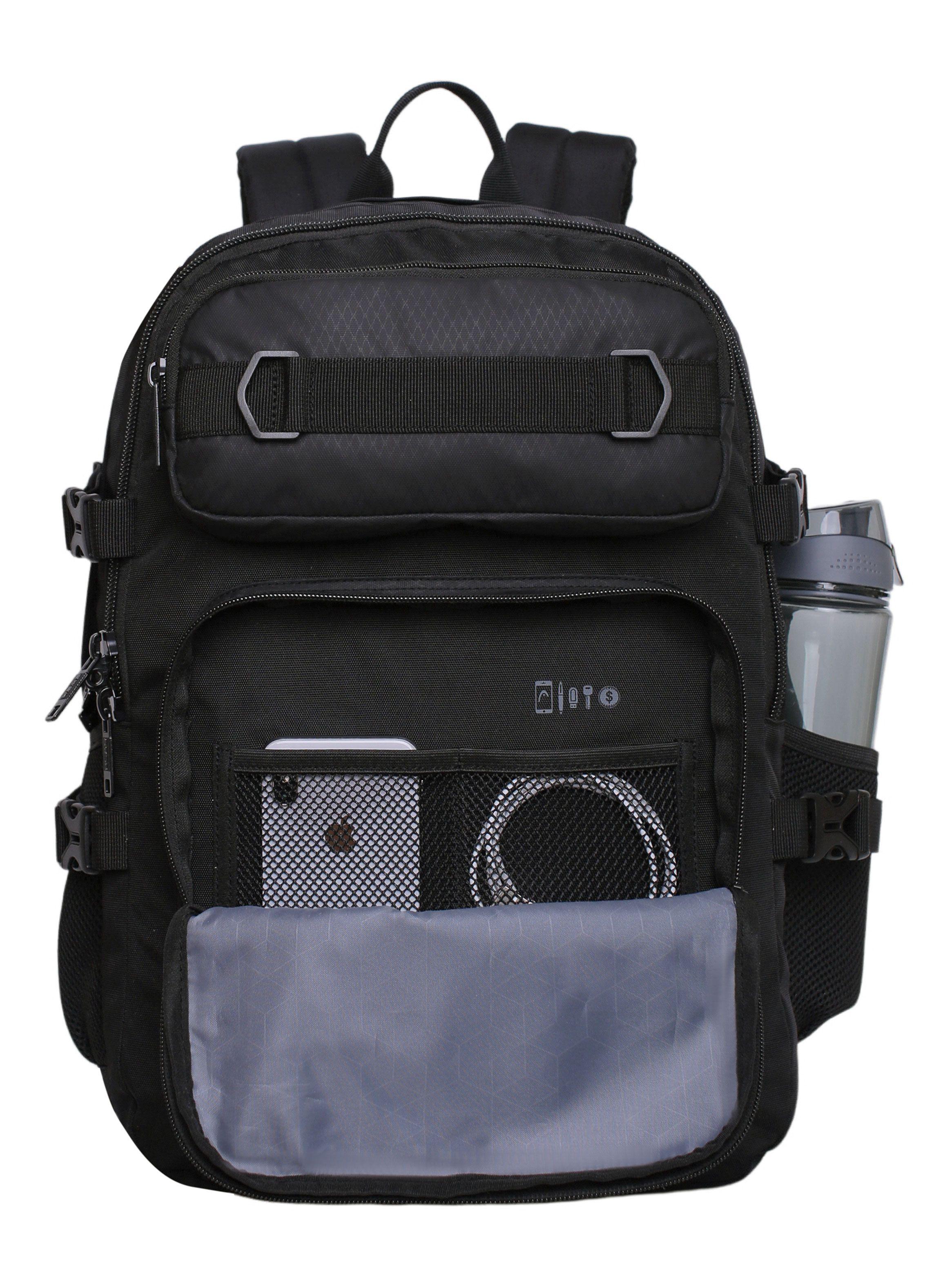 Mochila Notebook 40L Logan Reverse Negro-5