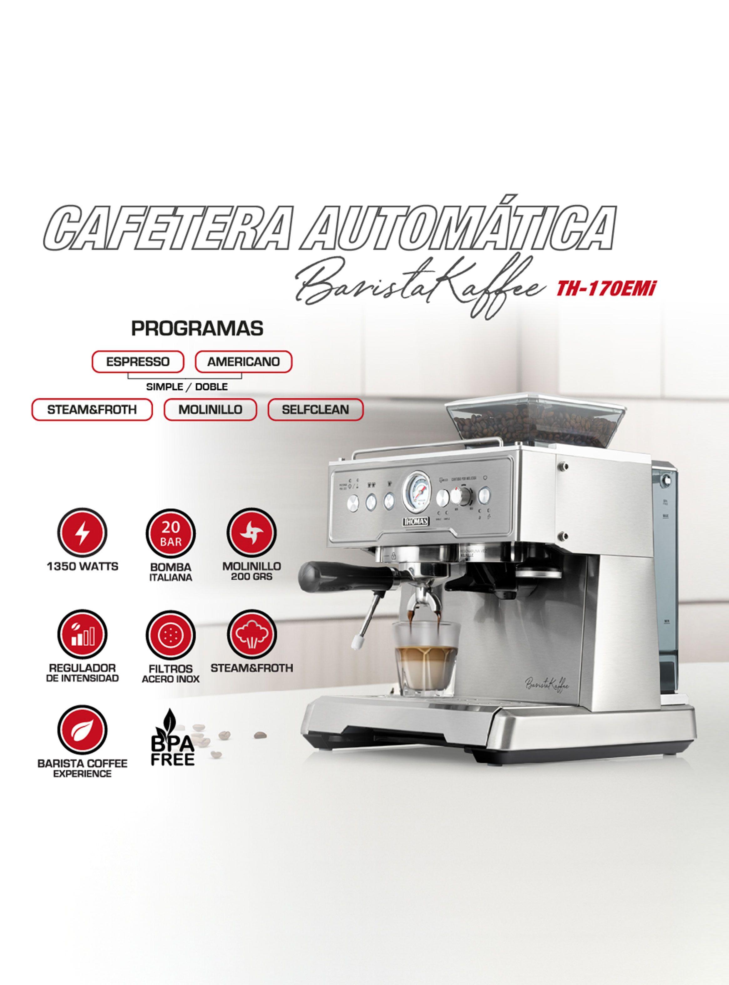 Cafetera Espresso Automática BaristaKaffee TH-170EMi-3