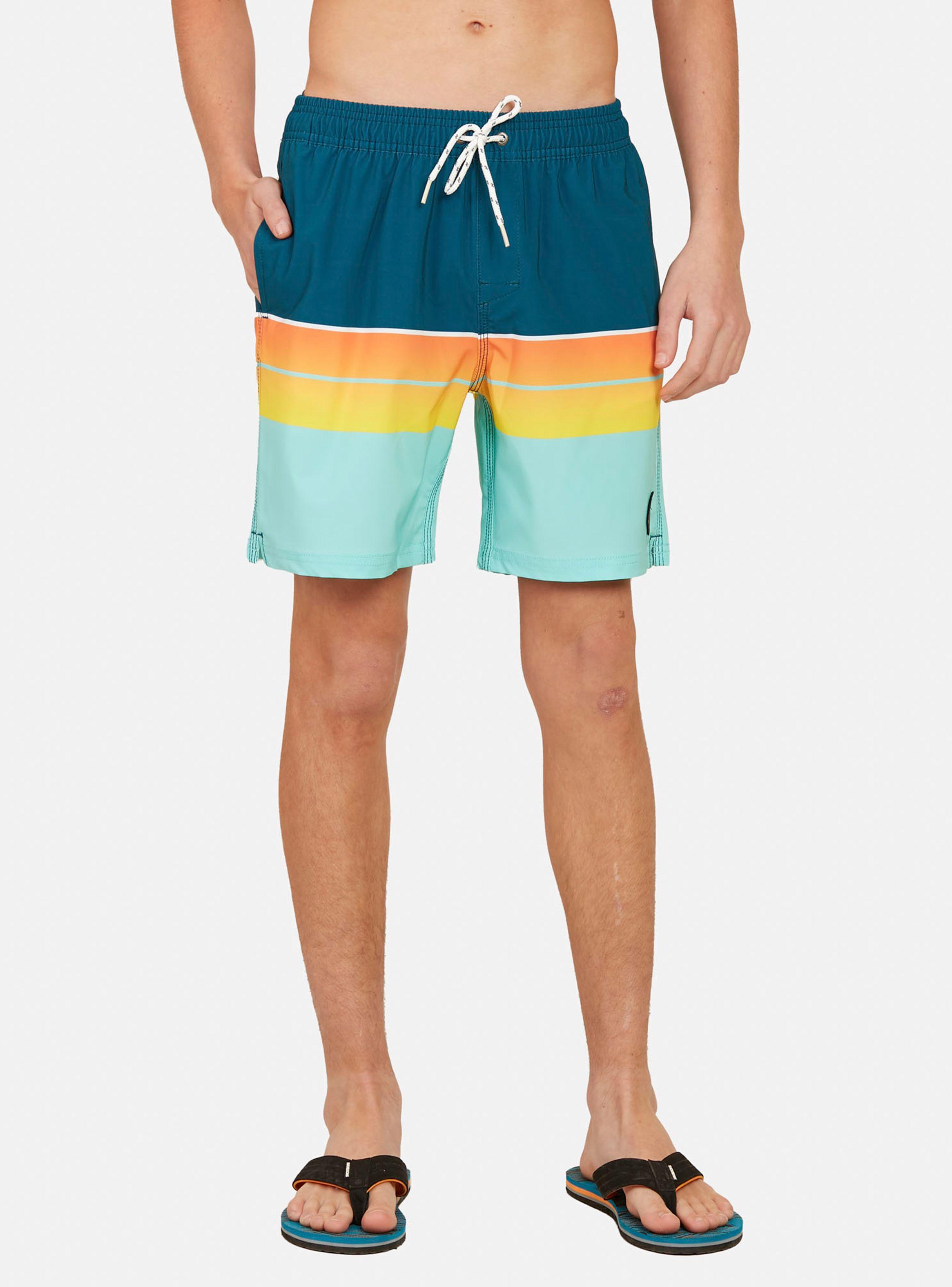 Traje de Baño Franjas Multicolor Niño-0