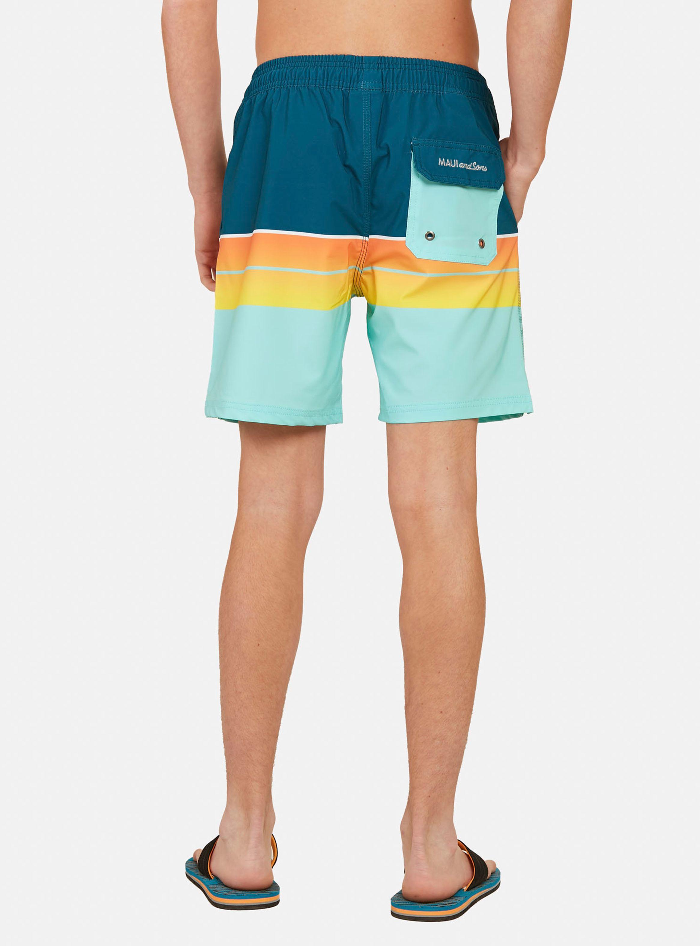 Traje de Baño Franjas Multicolor Niño-1