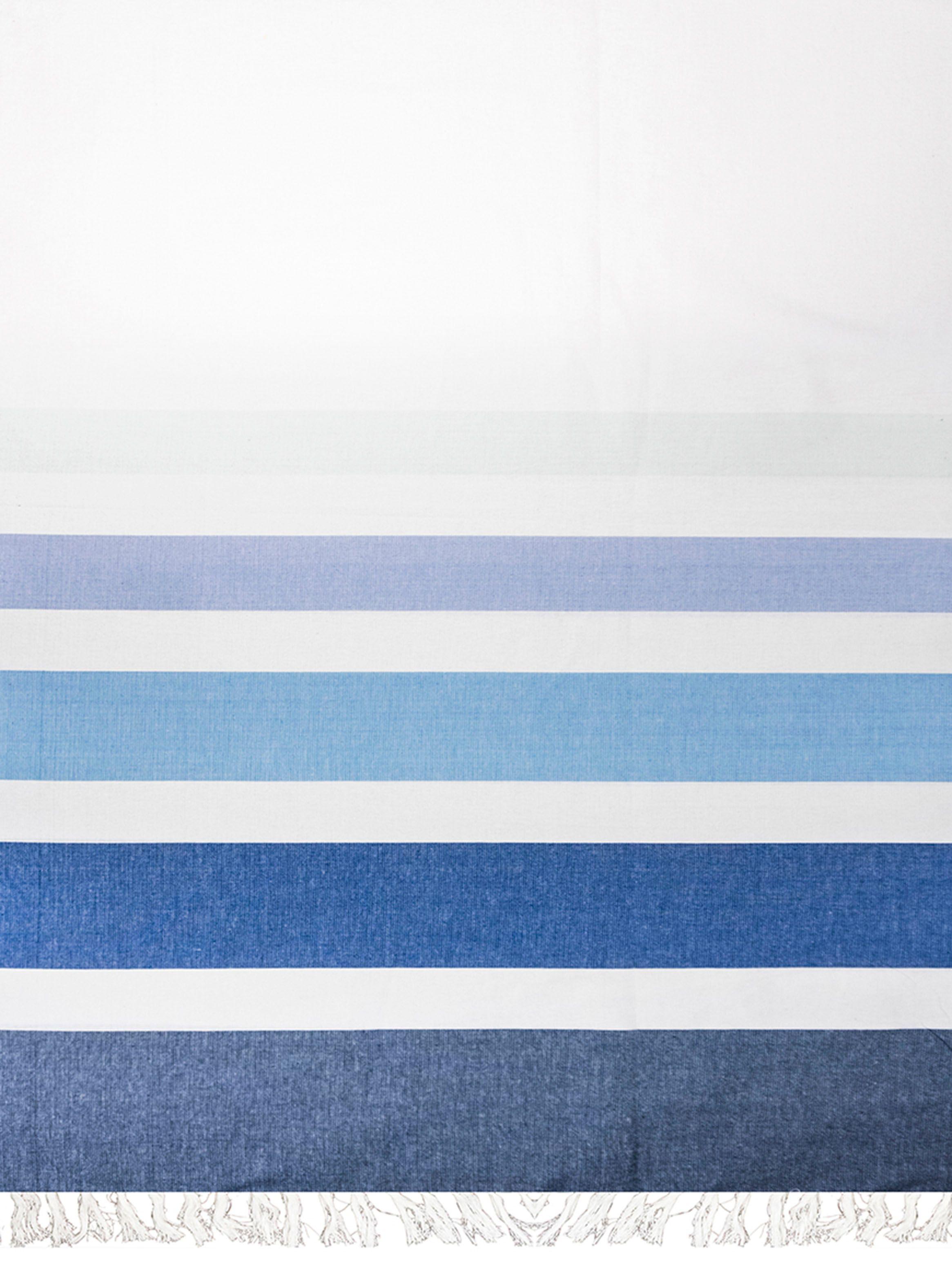 Cortina de Baño Marinera 180 x 180 cm Azul Deco Express-1