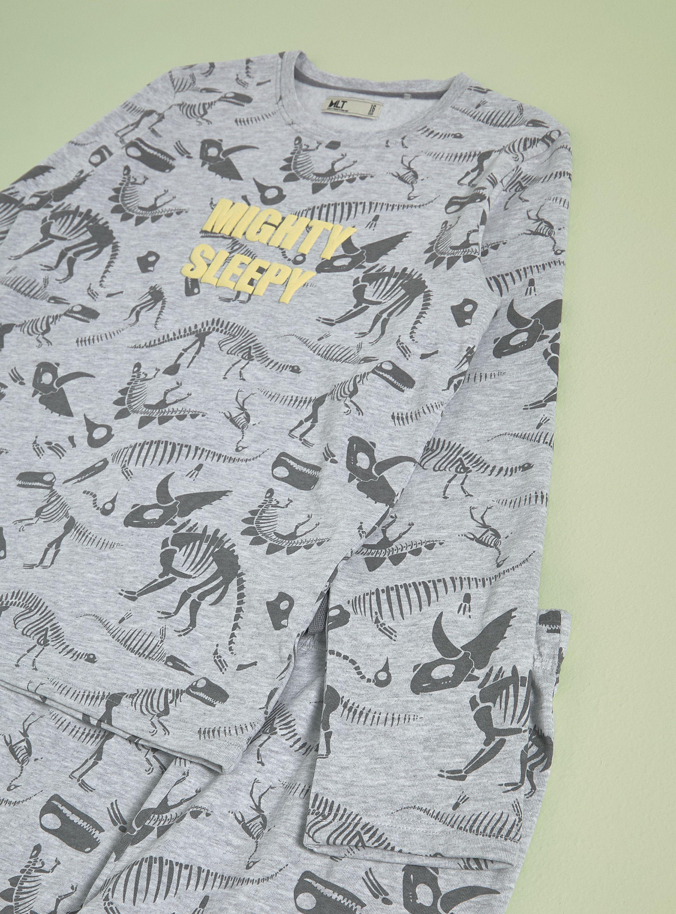 Pijama Largo Full Print Dinosaurios-2