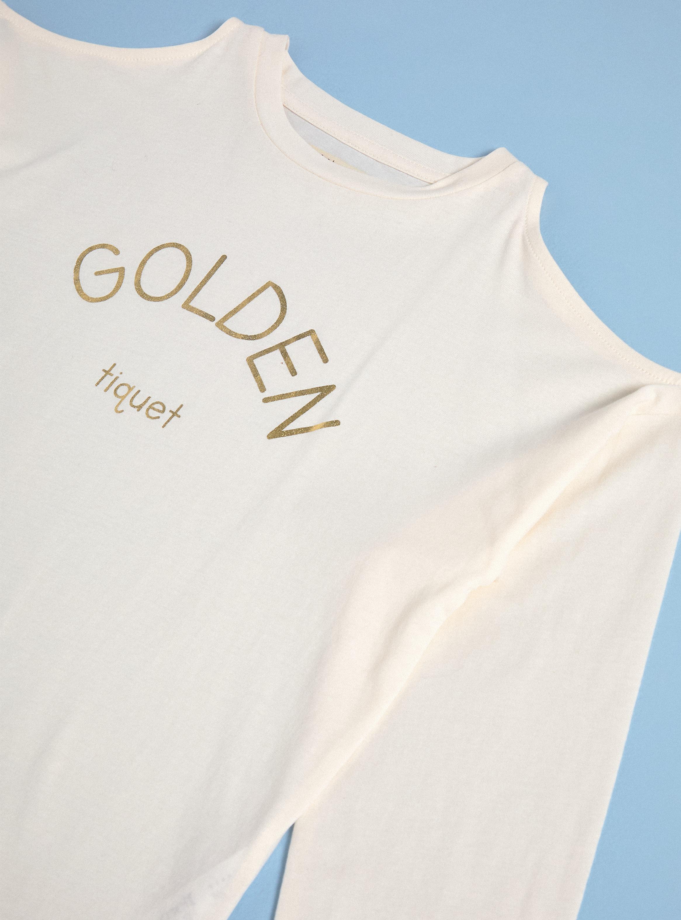 Polera Cutout en Hombros y Focal Print-4