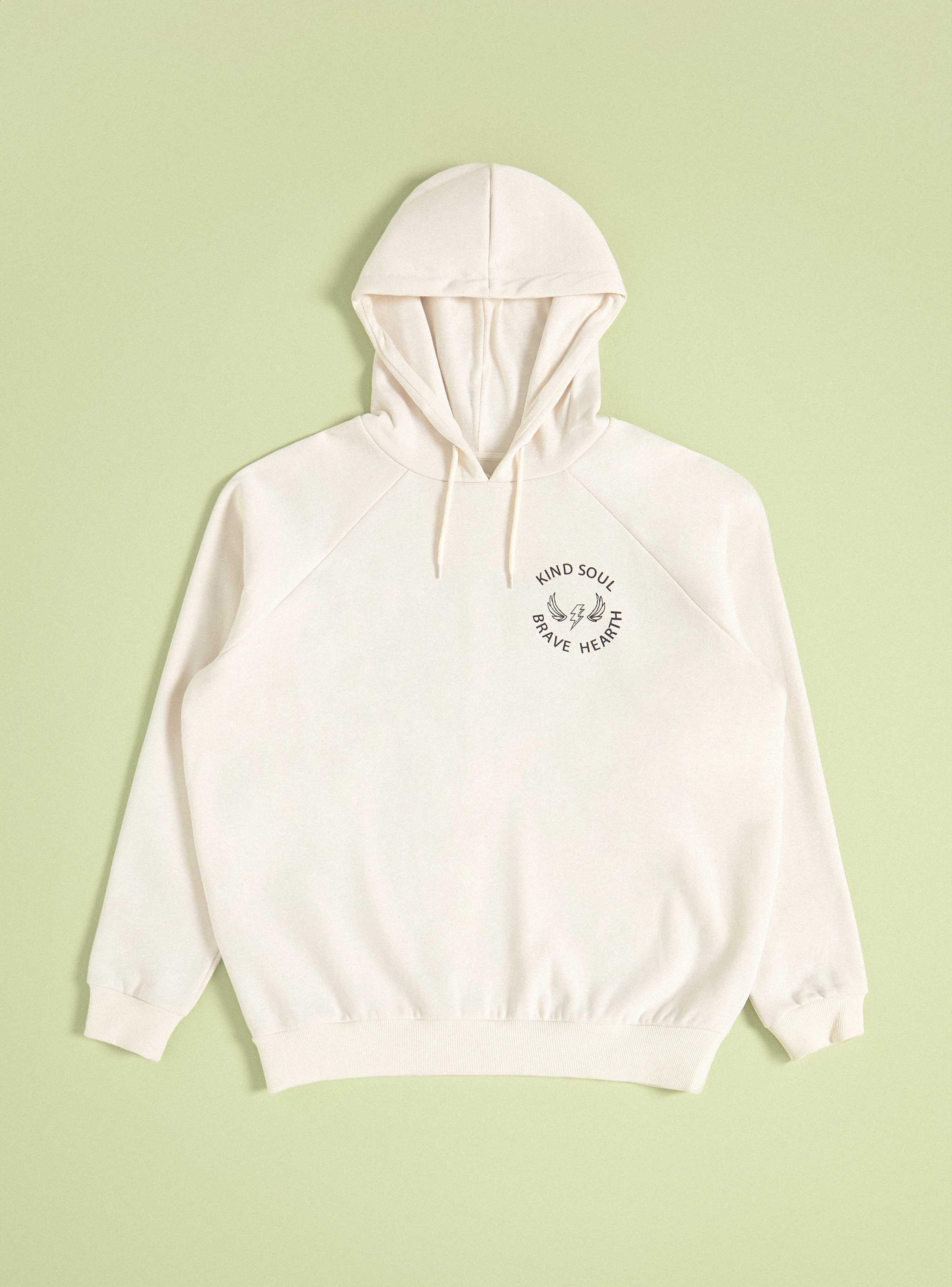Polerón Hoodie con Focal Print Delantero y Espalda-2