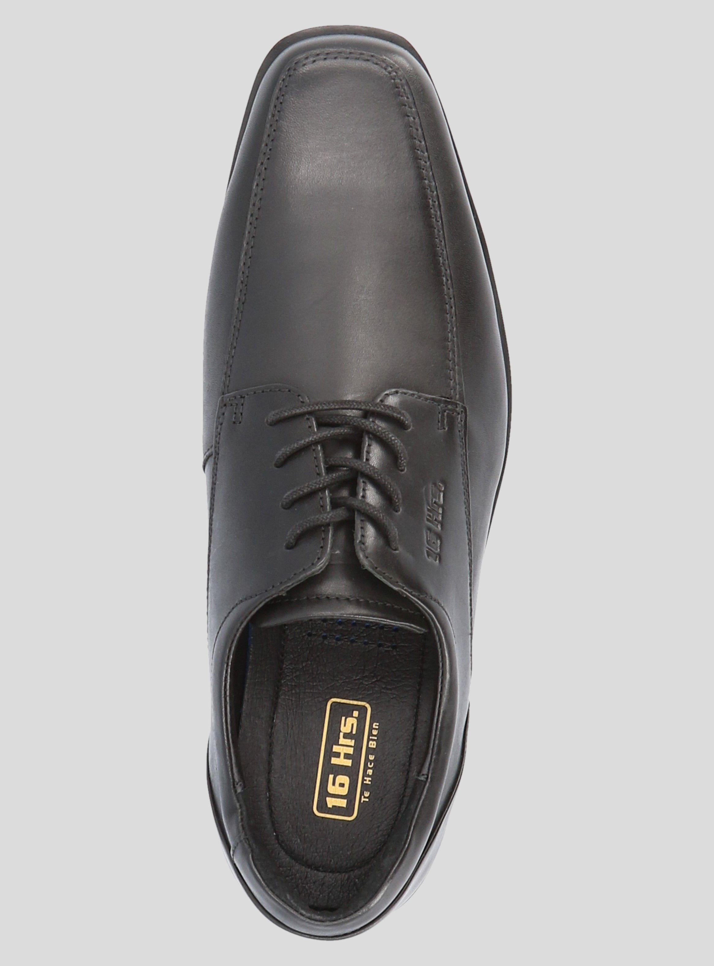 Zapato de Vestir Cuero V19-T120 Cierre Cordón Hombre-3