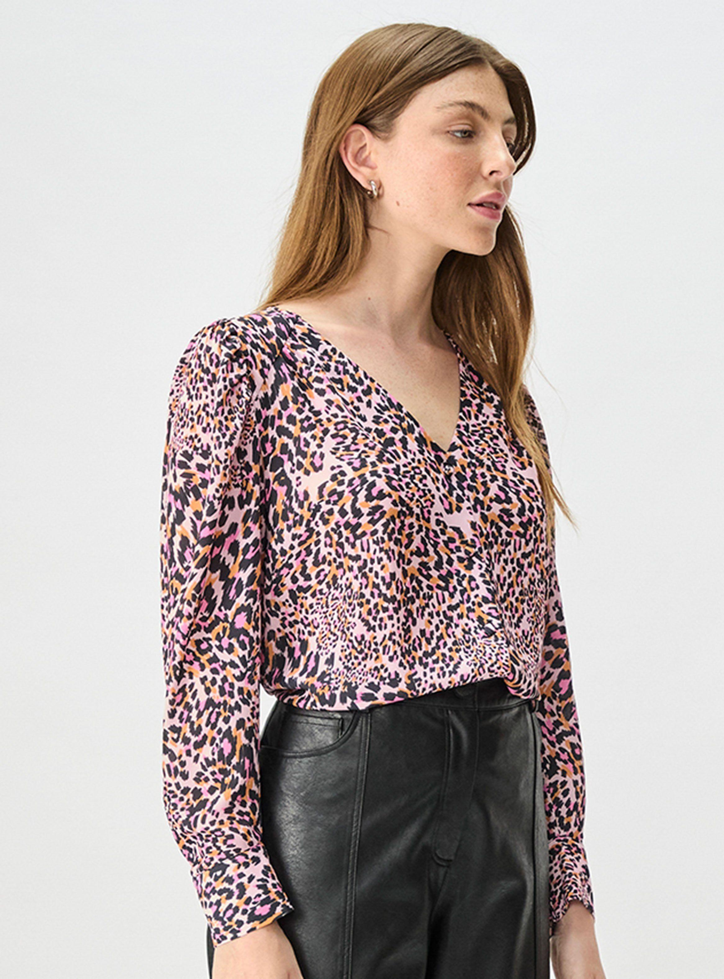 Blusa Fantasía Cuello V Viscosa-2