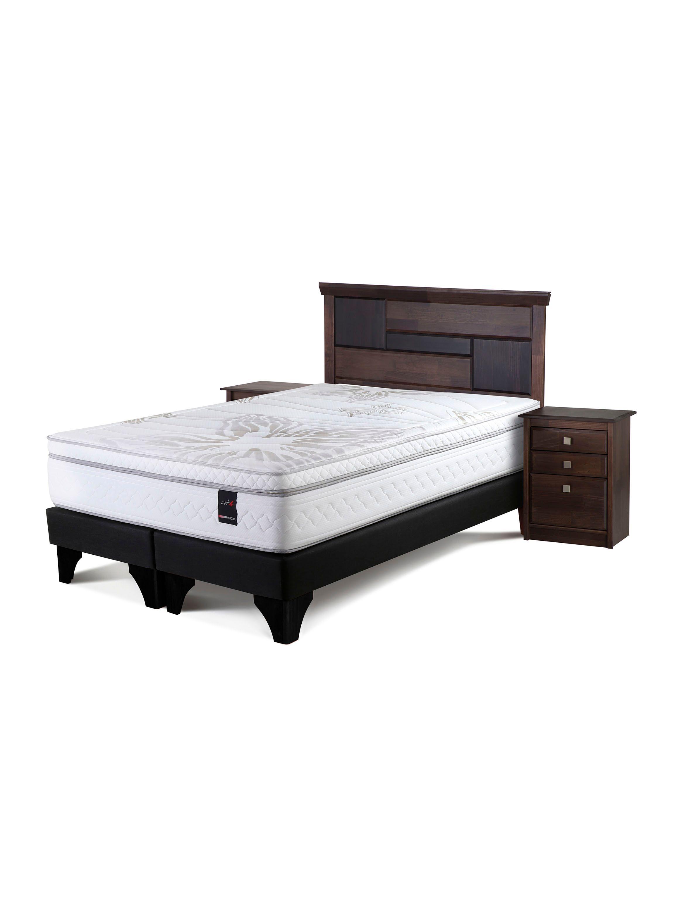 Cama Europea Art 4 King Base Dividida + Set Muebles Doménico-0
