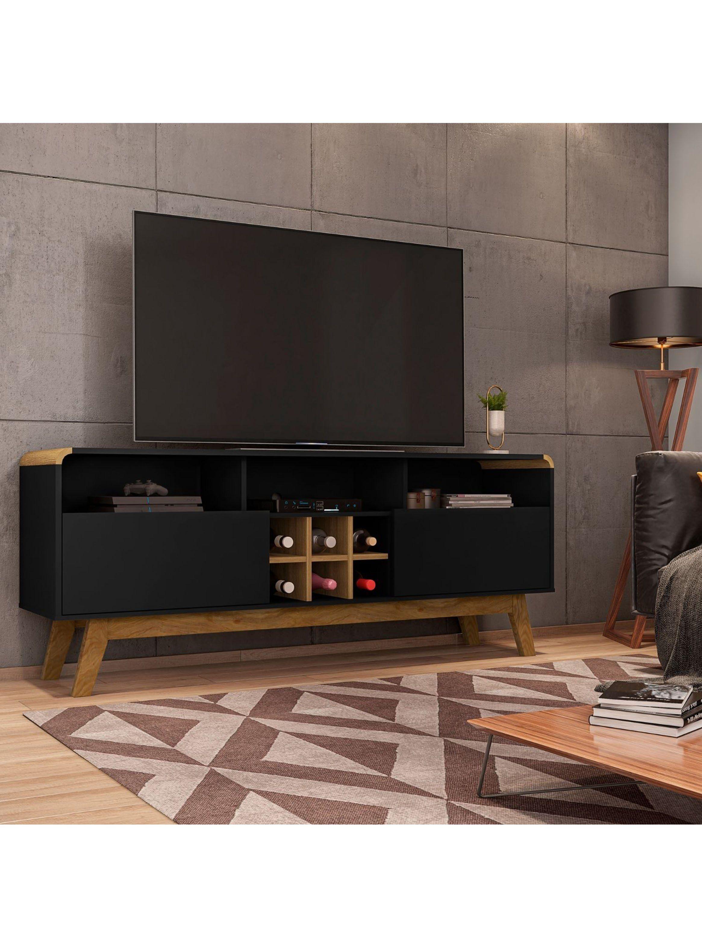 Rack Hoga TV 65" Larimar Negro Canela-0