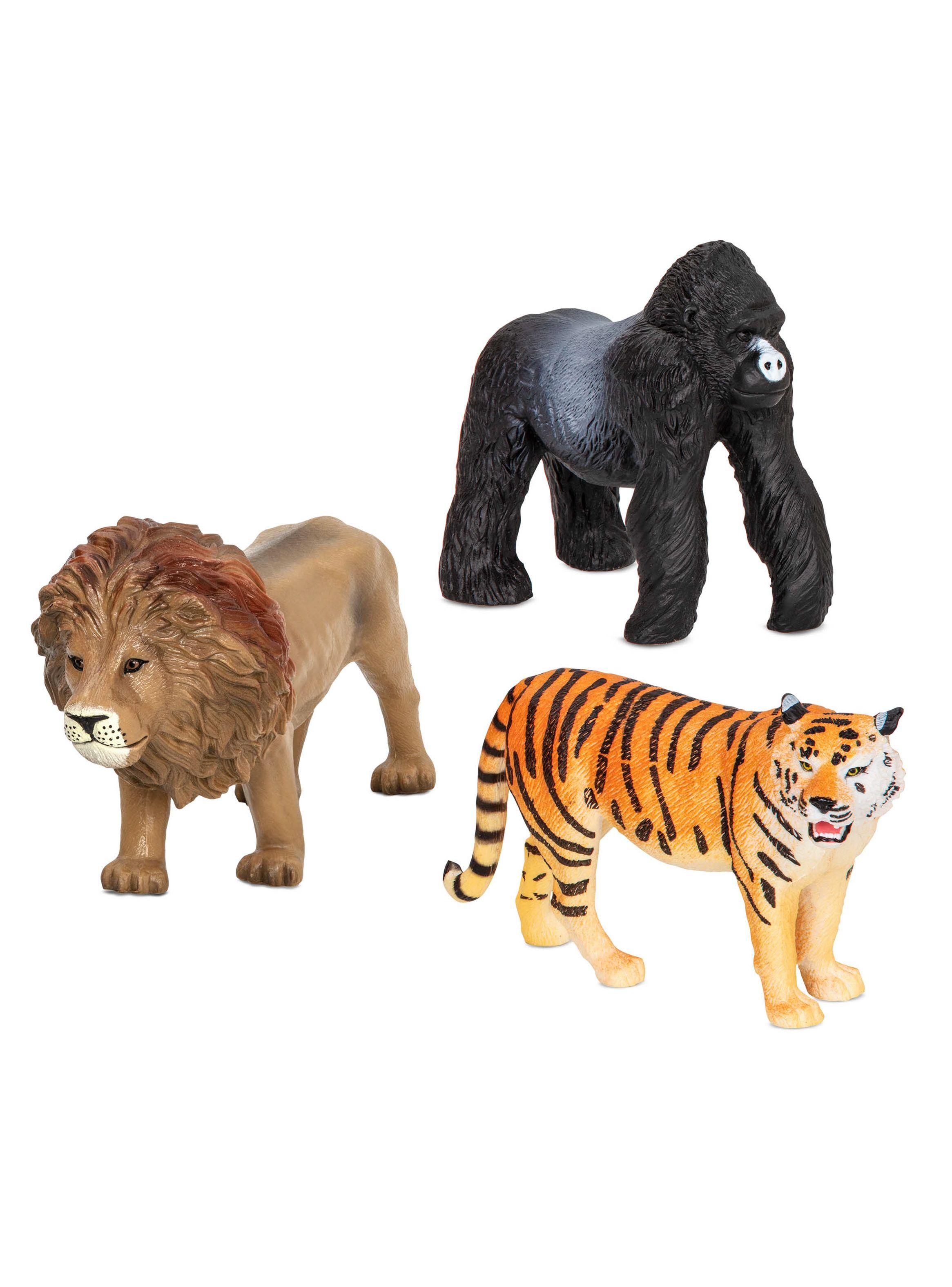Terra Animales de la Jungla León tigre y Gorila Caramba-0