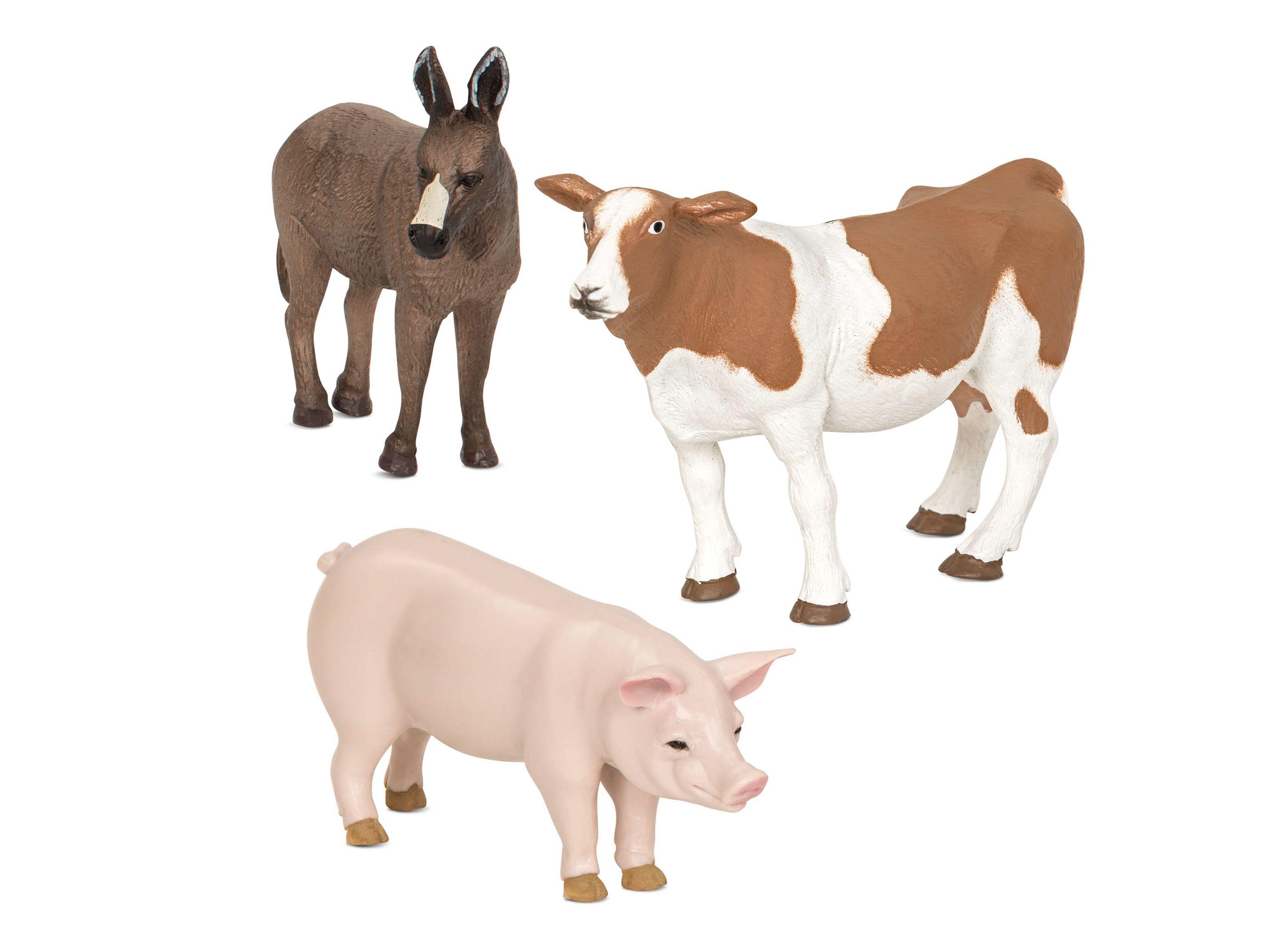 Terra Animales de la Granja Burro Vaca y Chancho Caramba-1