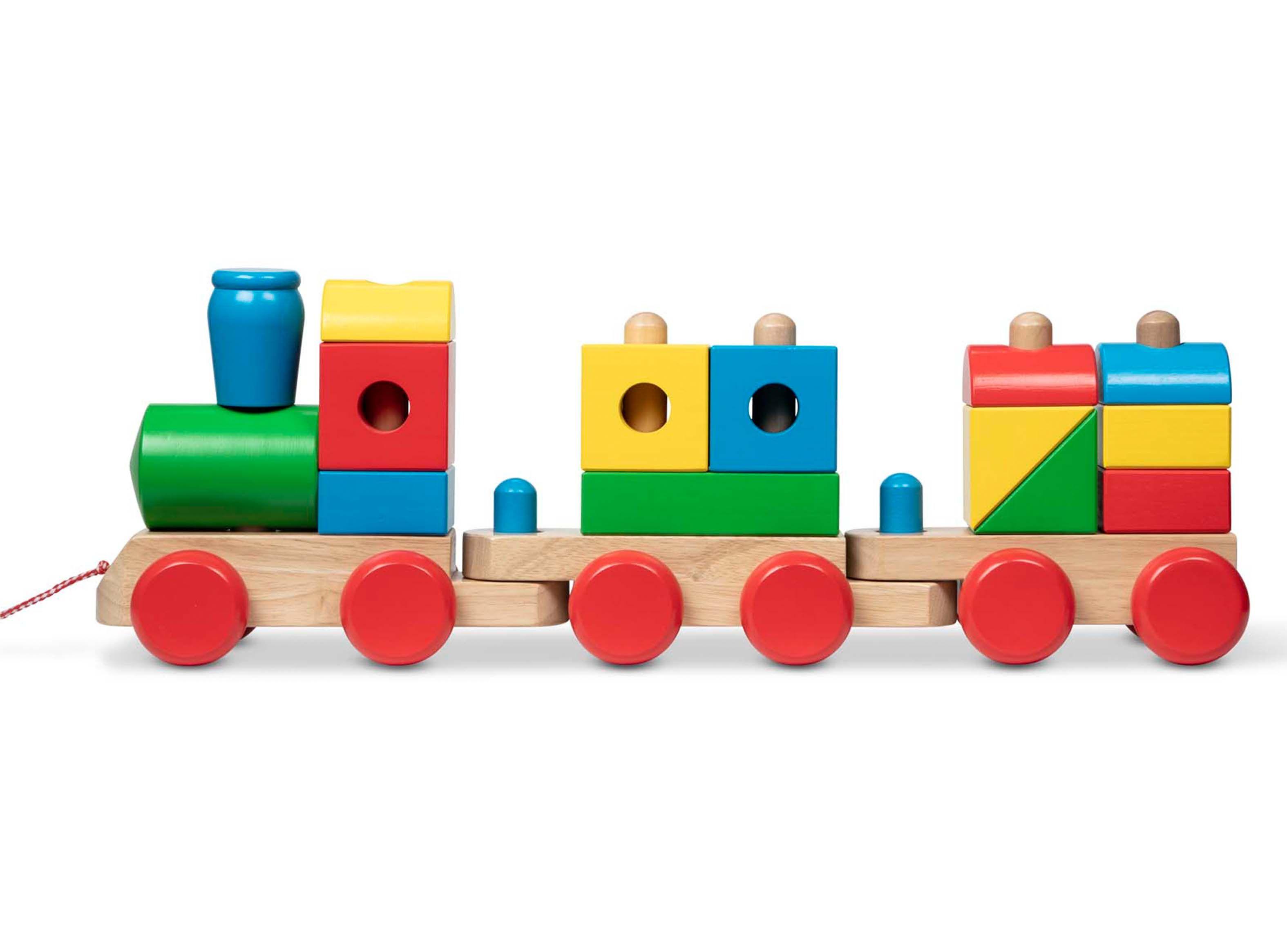 Melissa & Doug Tren de Madera jumbo Colores Caramba-1