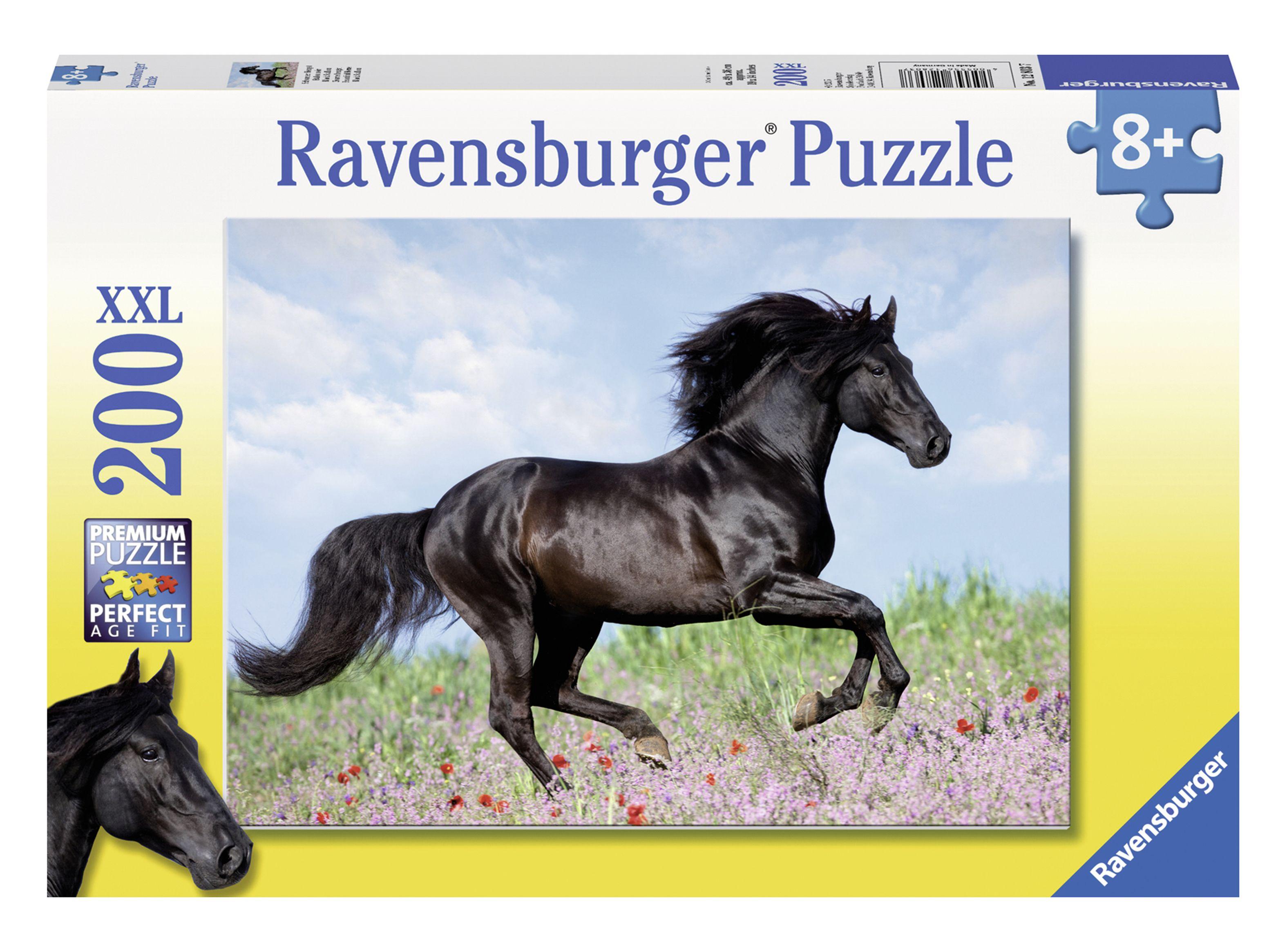 Ravensburger Puzzle XXL Caballo Negro 200 Piezas Caramba-0