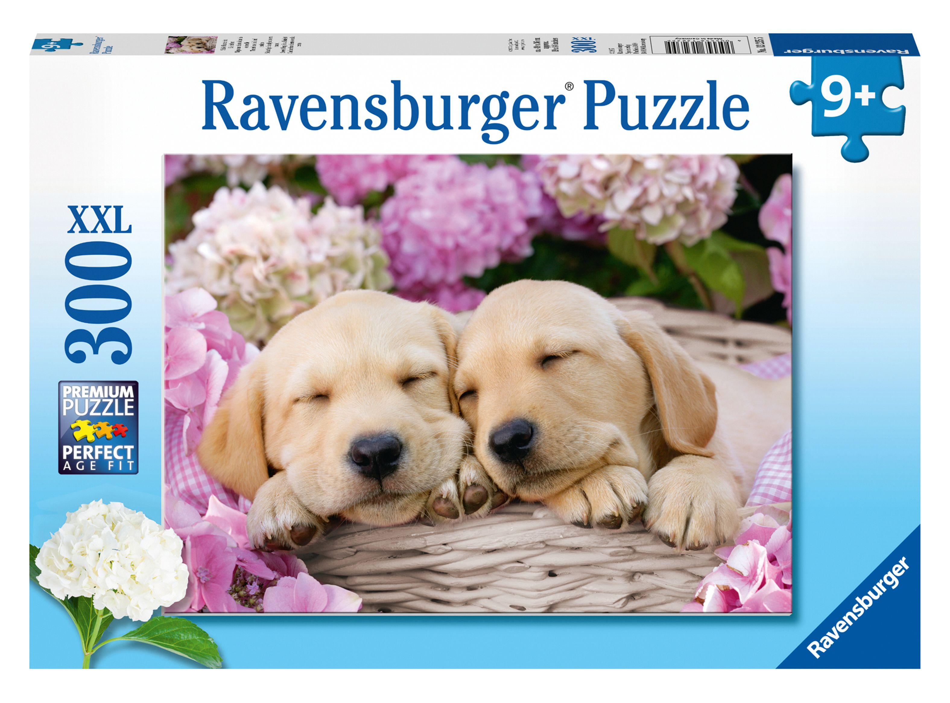 Puzzle XXL Canasto con Perritos 300 Piezas Caramba-0