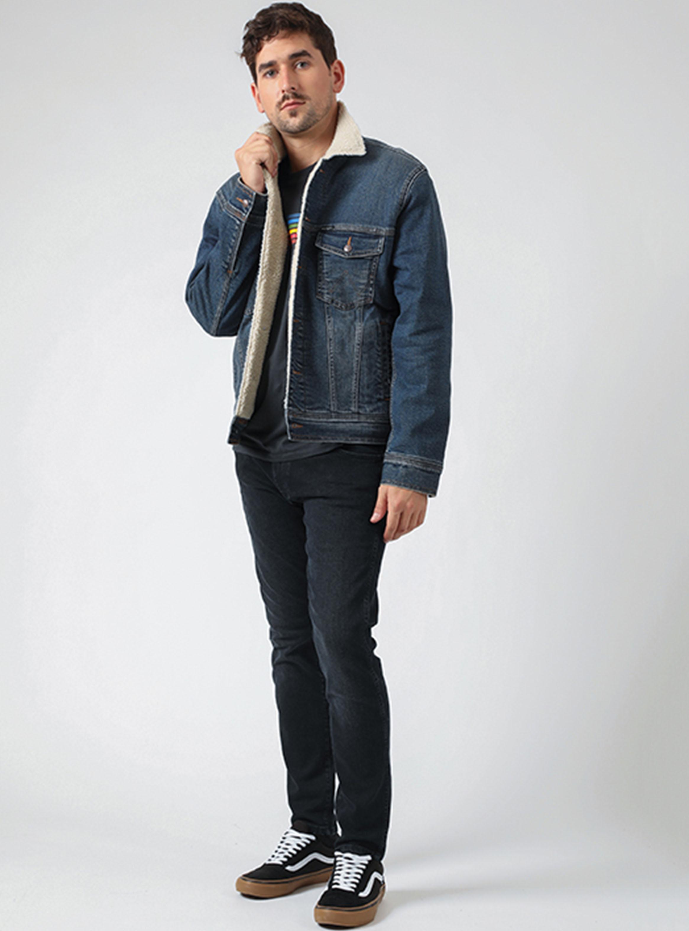 Chaqueta Denim Chiporro Cuello Aviador-3