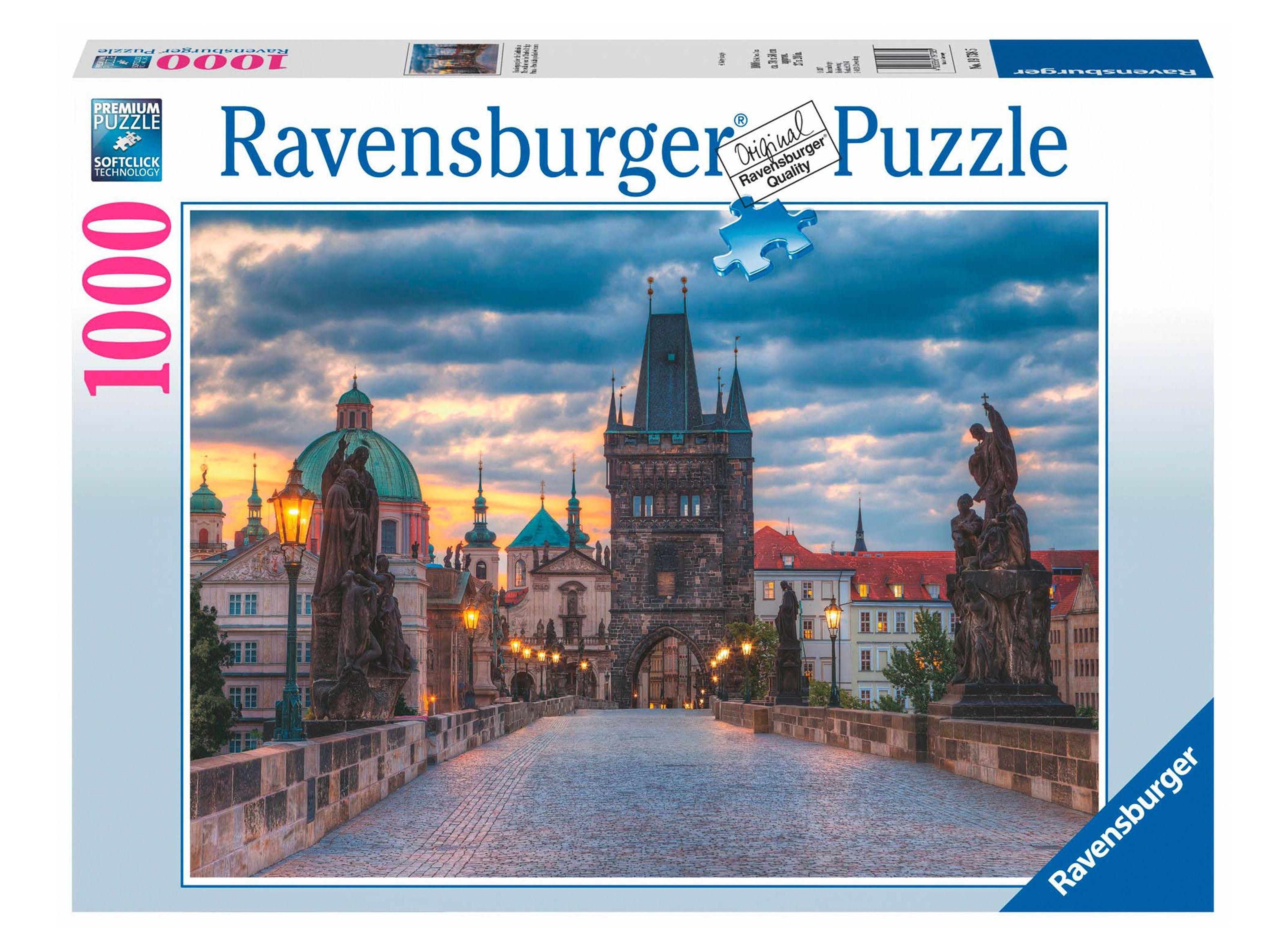Puzzle Puente San Carlos Praga 1000 Piezas-0