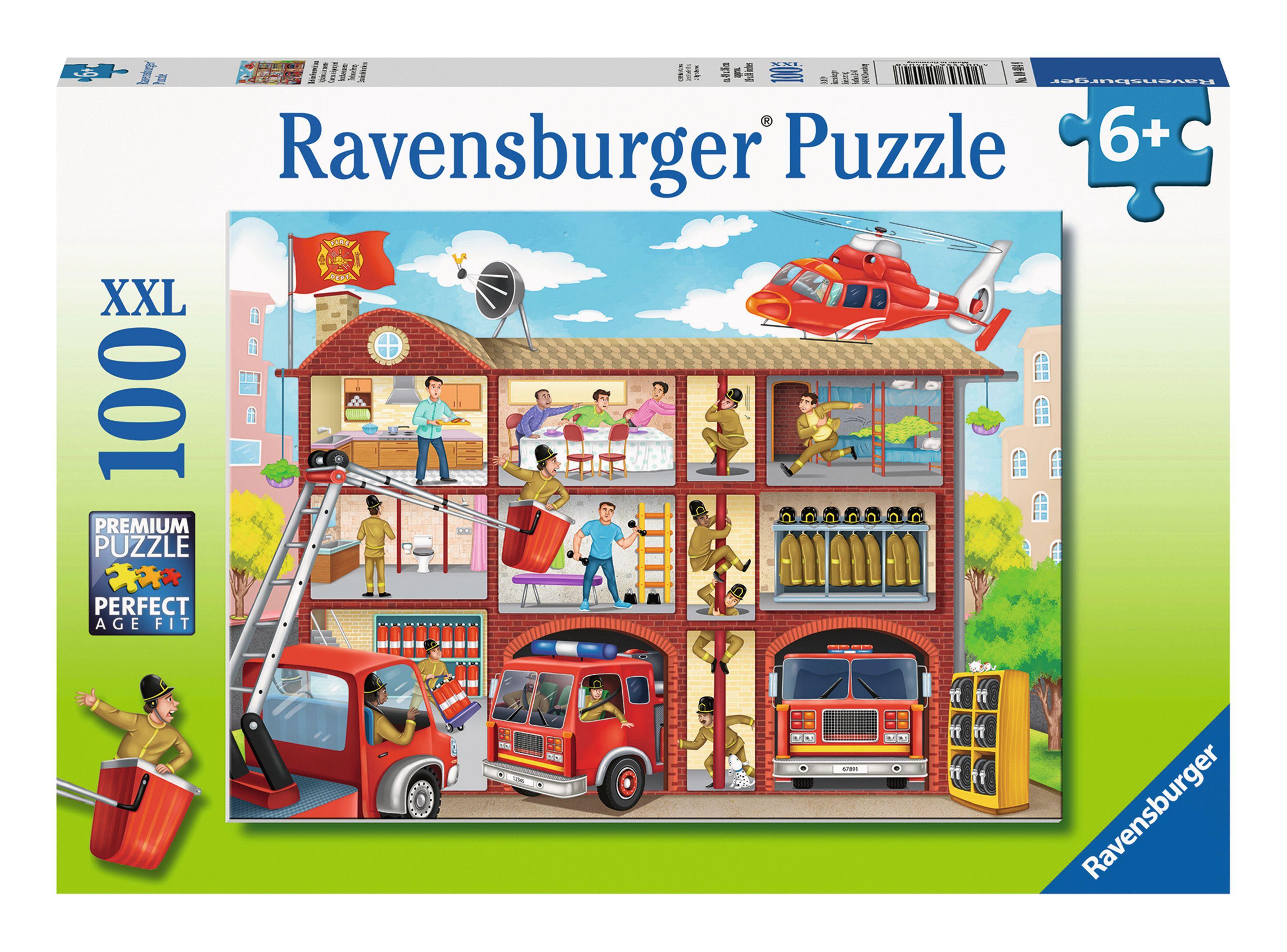 Puzzle XXL Estación de Bomberos 100 Piezas Caramba-0