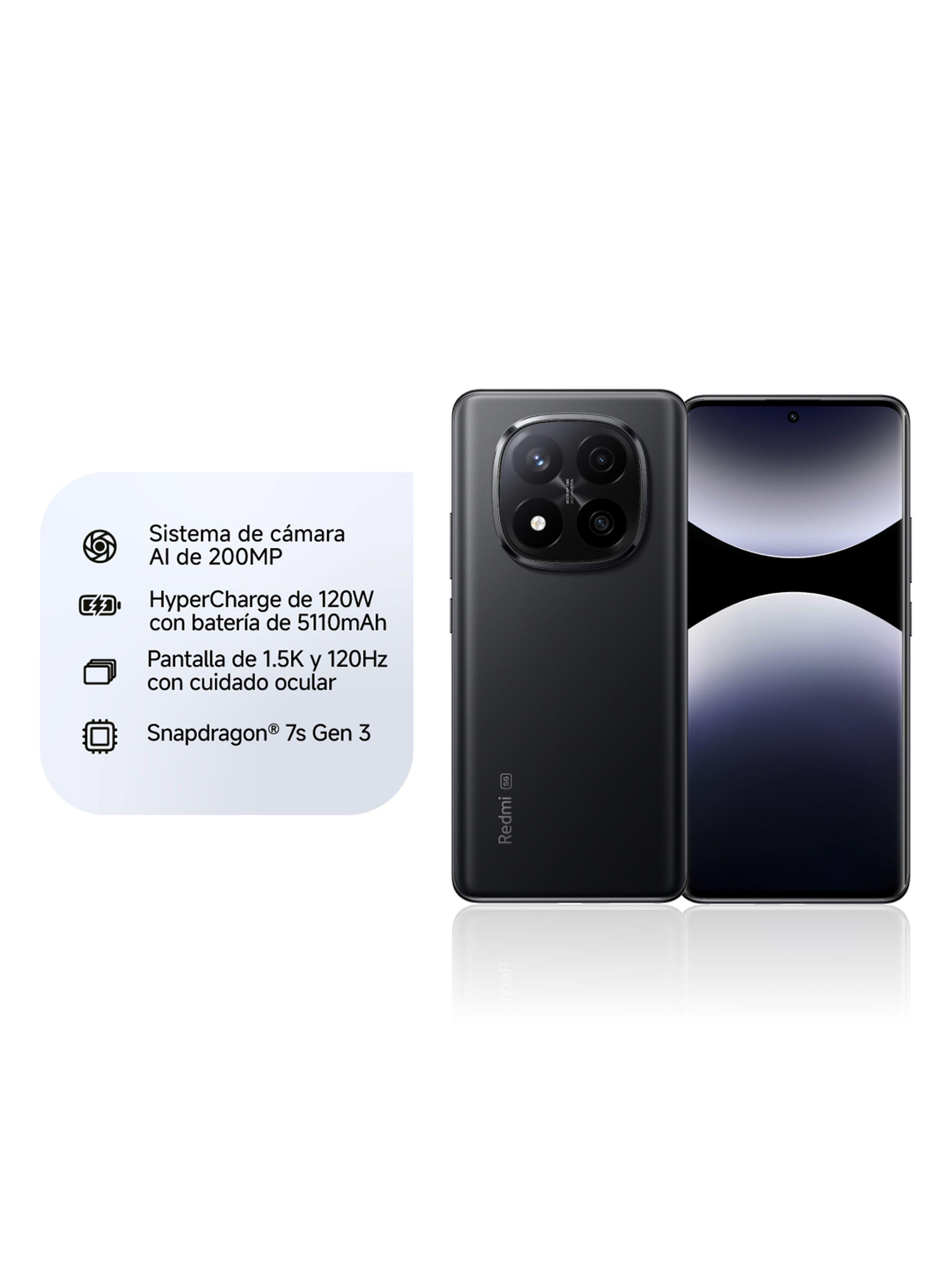 Smartphone Redmi Note 14 Pro+ 5G 256GB 6.6" Liberado Negro + Sound Pocket-4