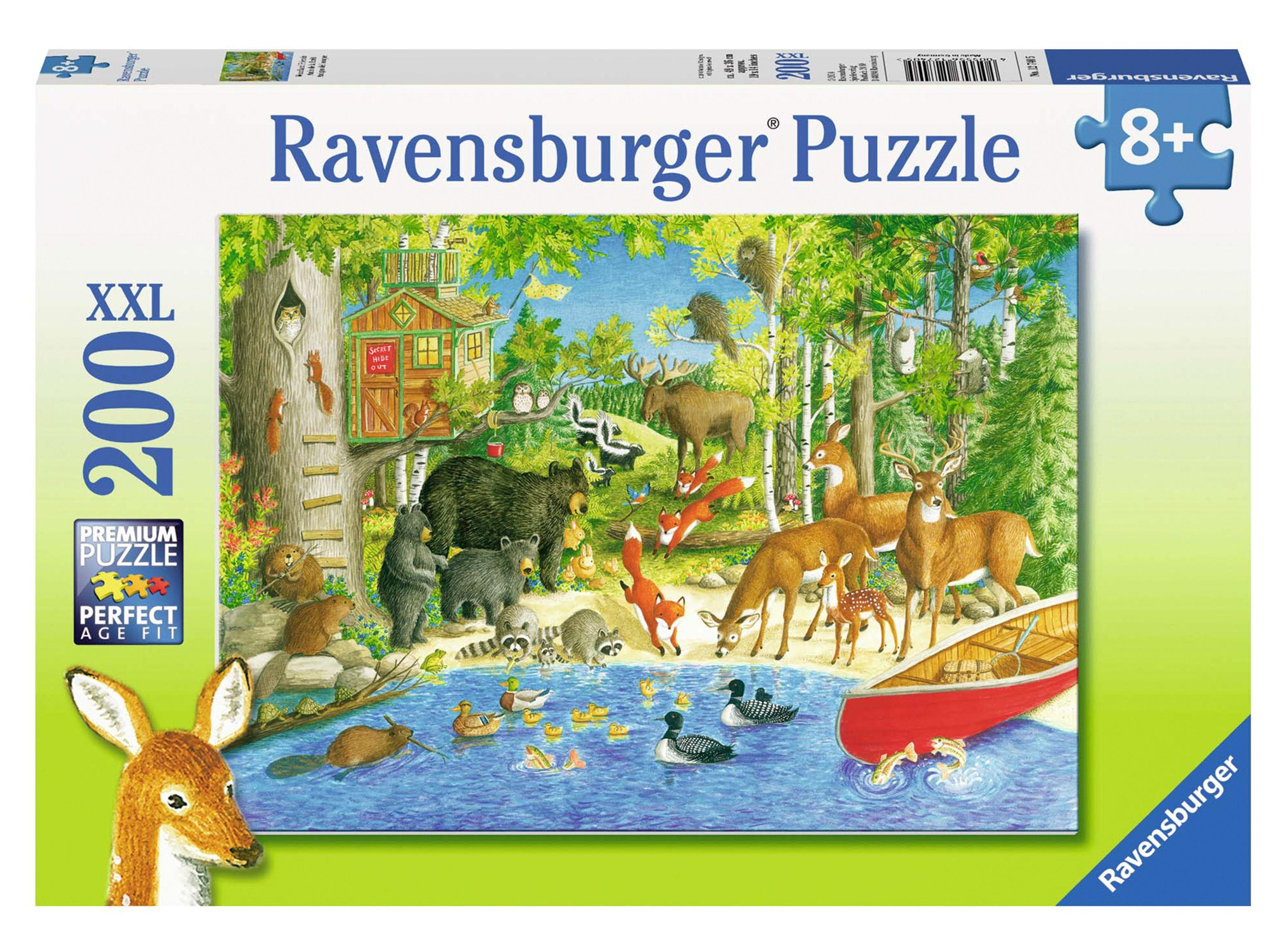 Puzzle XXL Animales del Bosque 200 Piezas Caramba-0