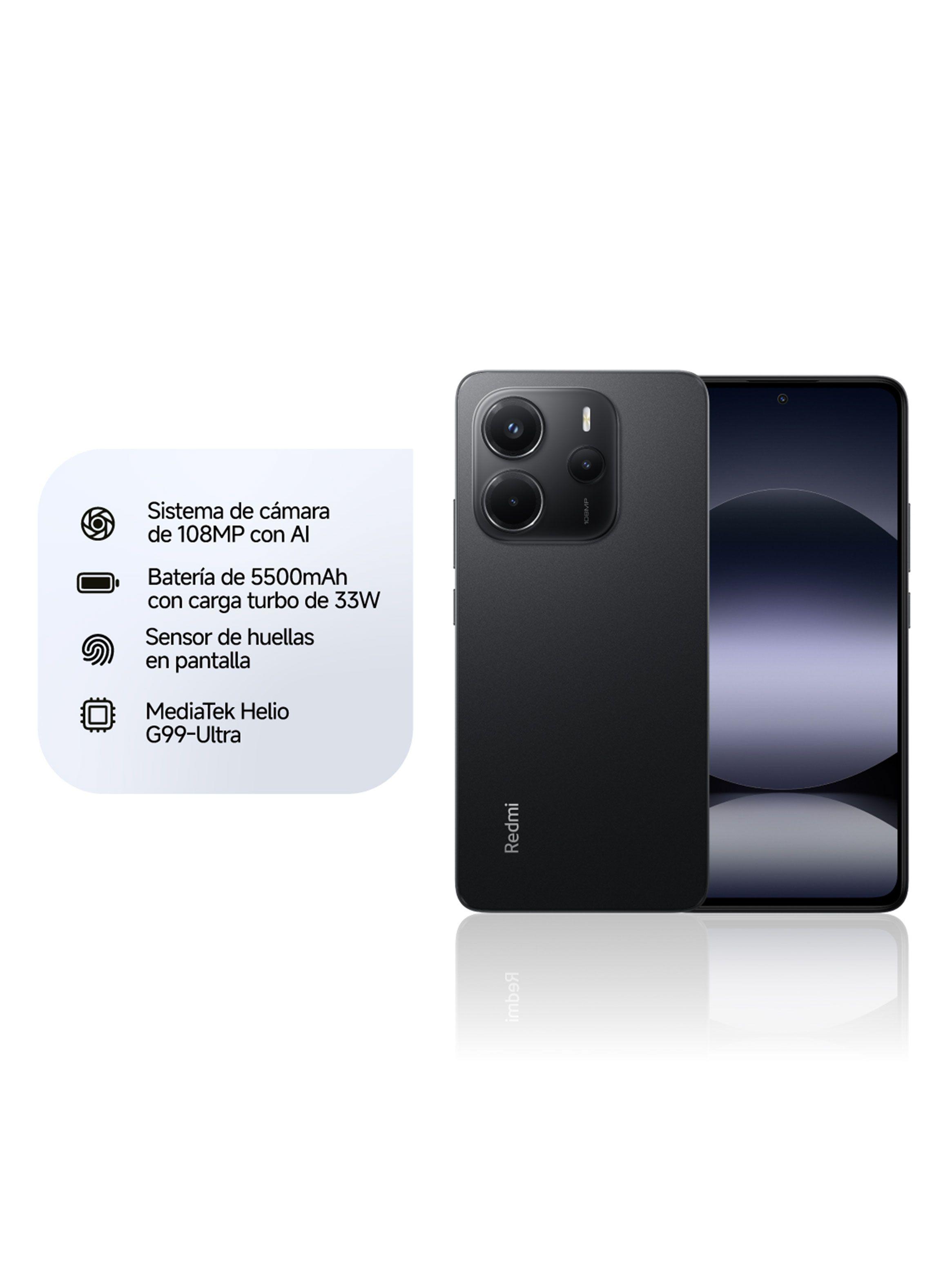 Smartphone Redmi Note 14 256GB 6.6" Liberado Negro-2