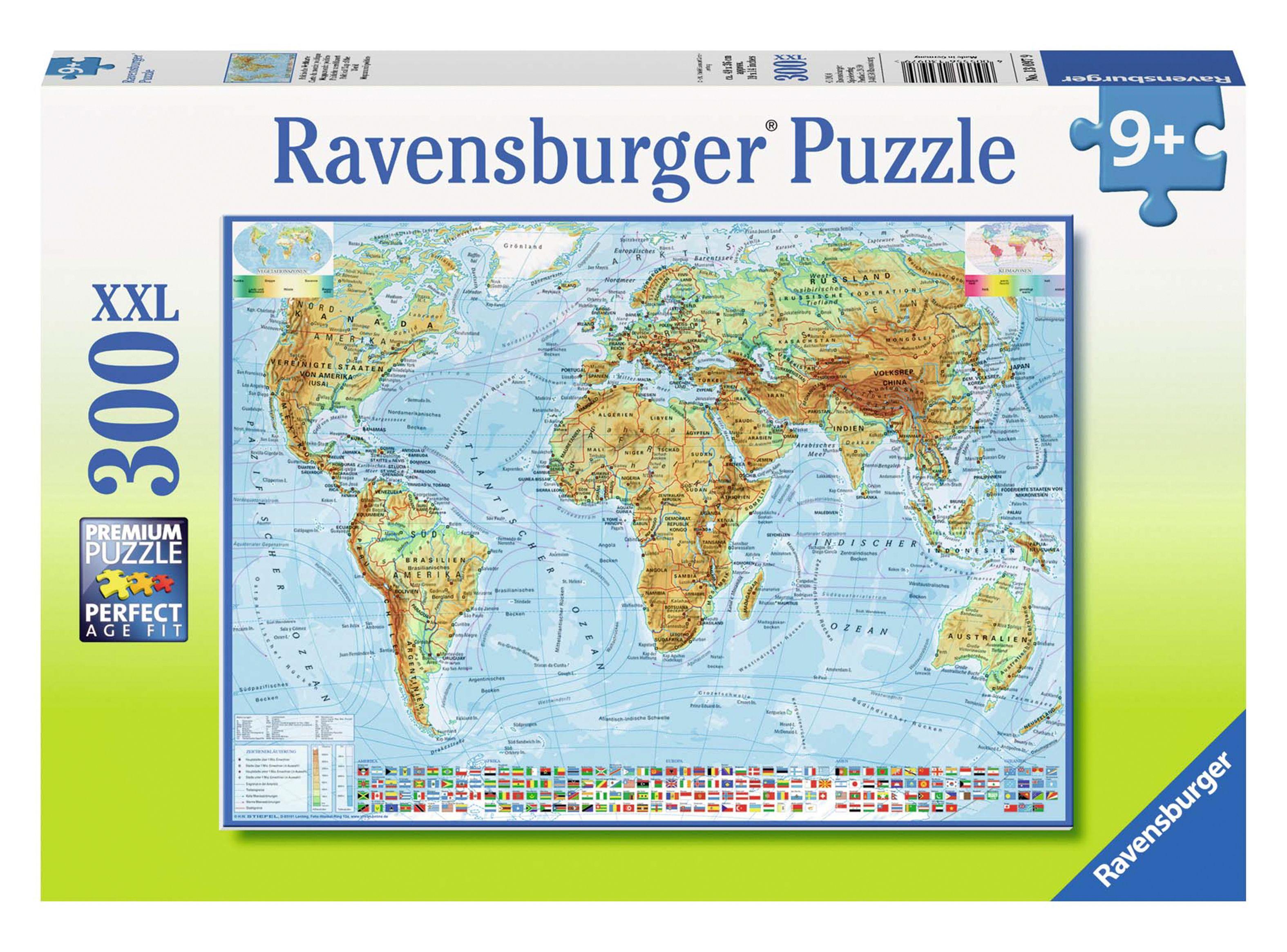 Ravensburger Puzzle XXL Mapa del Mundo 300 Piezas Caramba-0