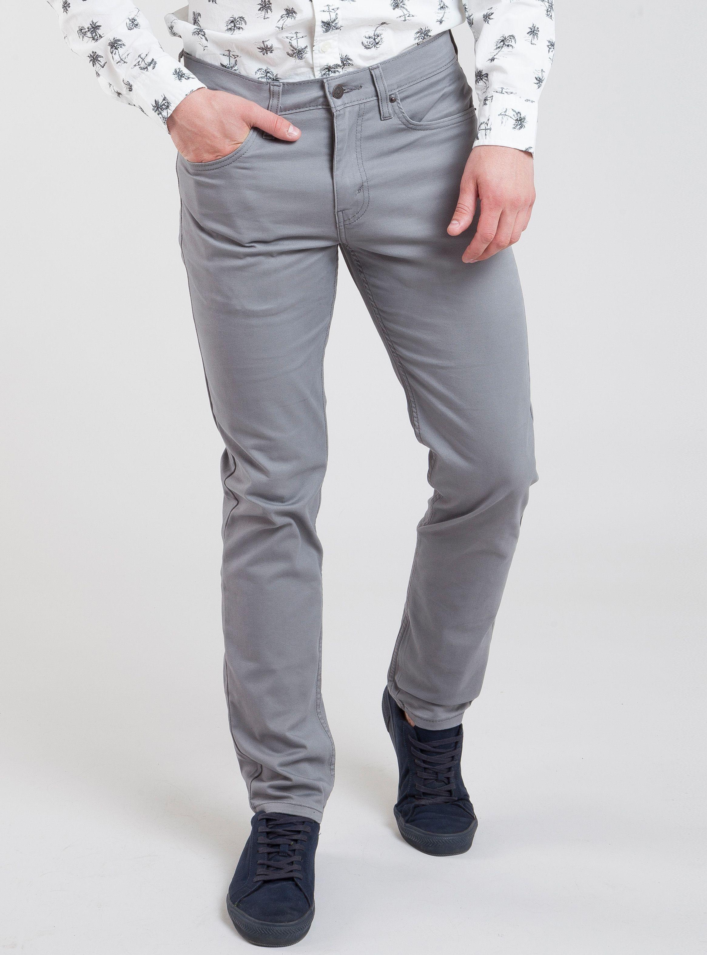 Pantalón Color Calce Slim Fit-0