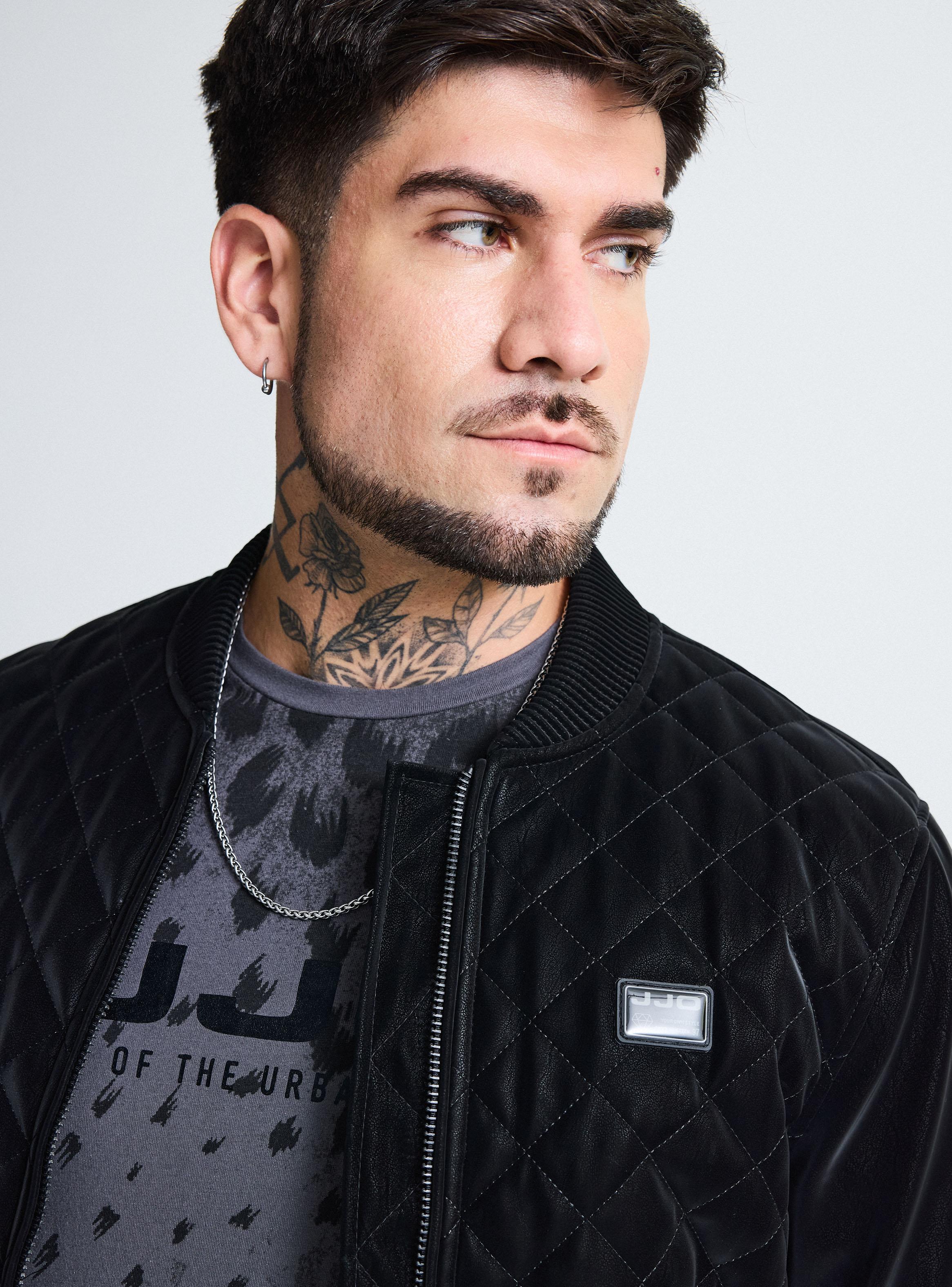 Chaqueta Casual Textura Rombo-2