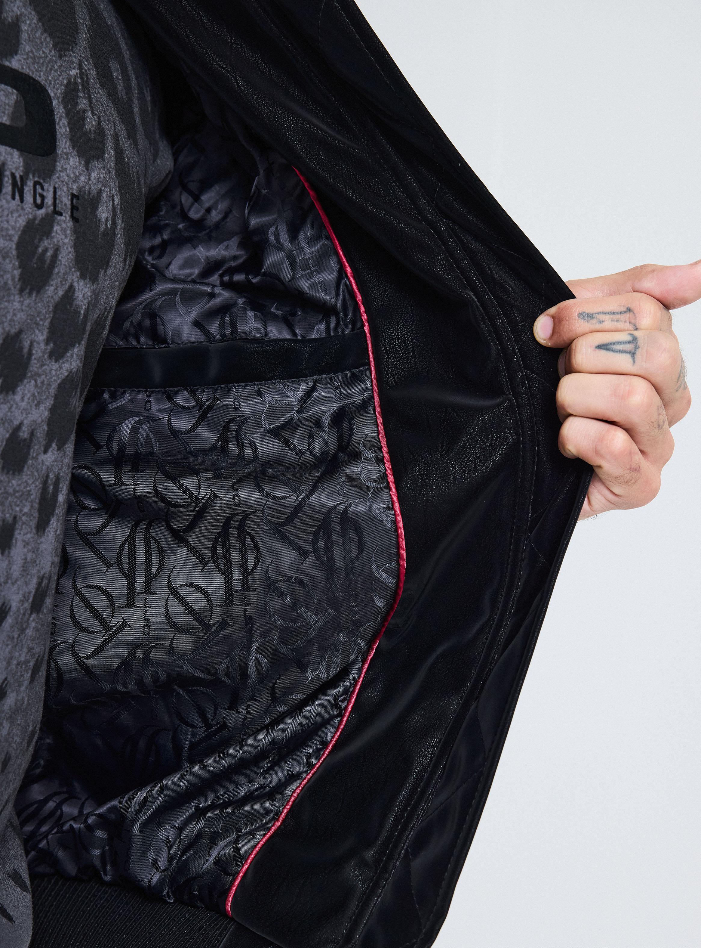 Chaqueta Casual Textura Rombo-3