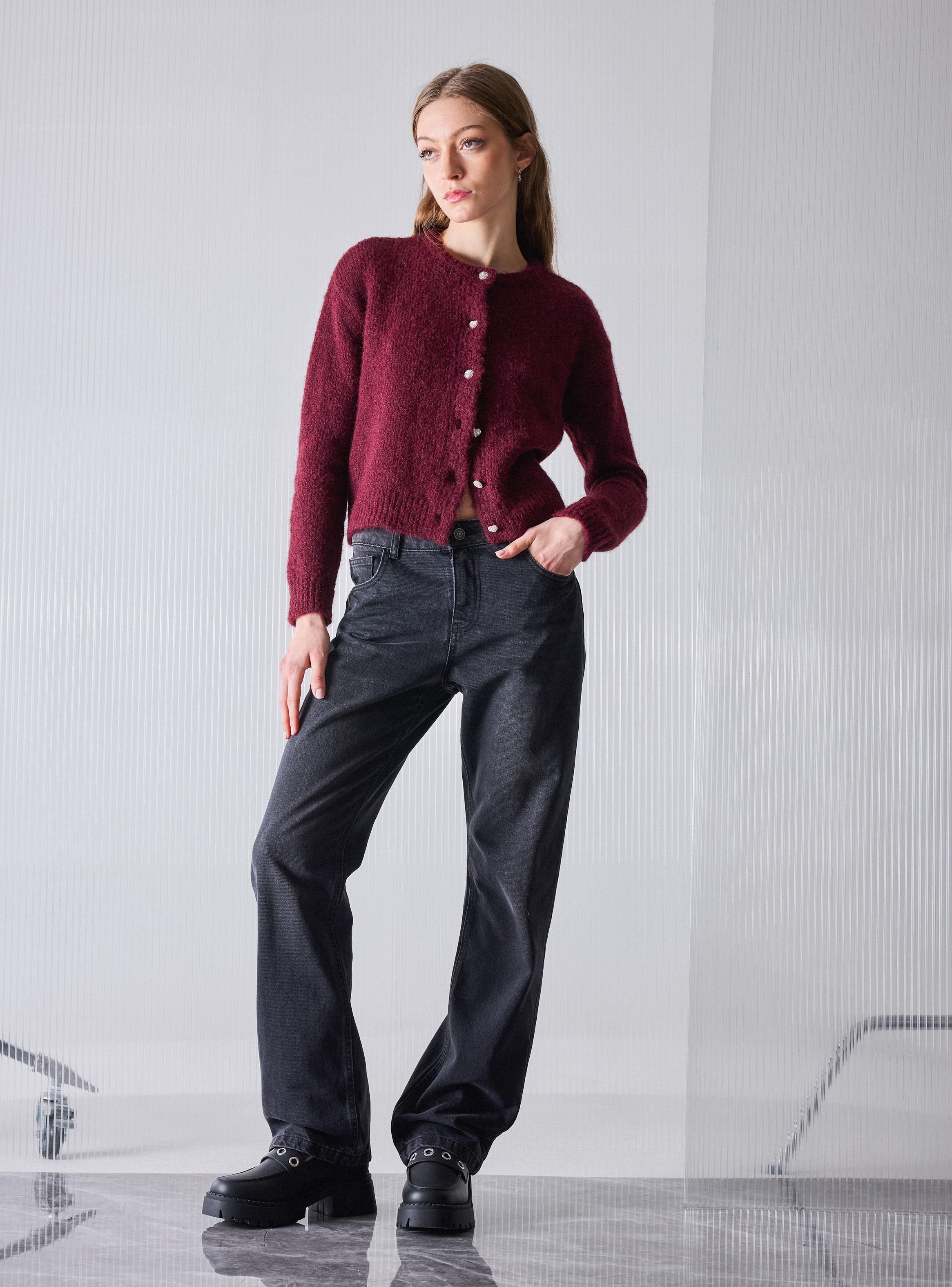 Jeans Straight 5 Bolsillos Clásico-4
