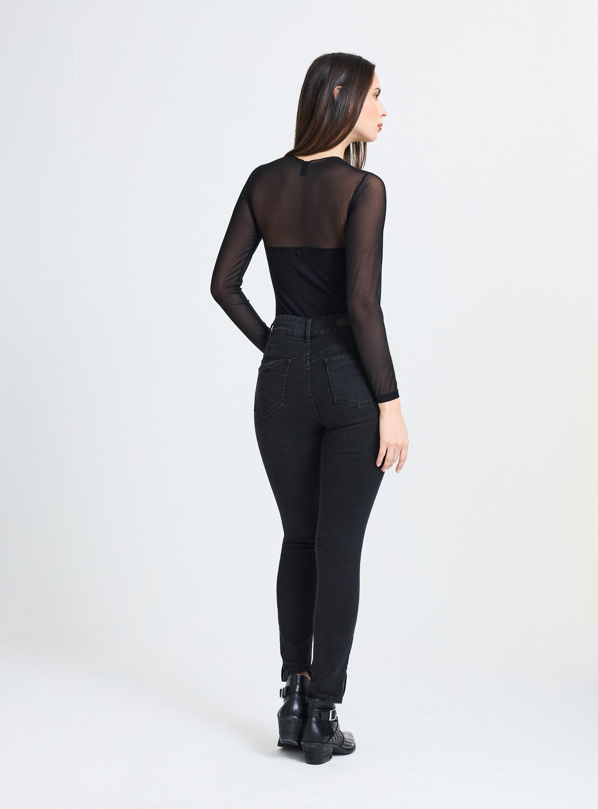 Body Tipo Corset con Top en Malla-5