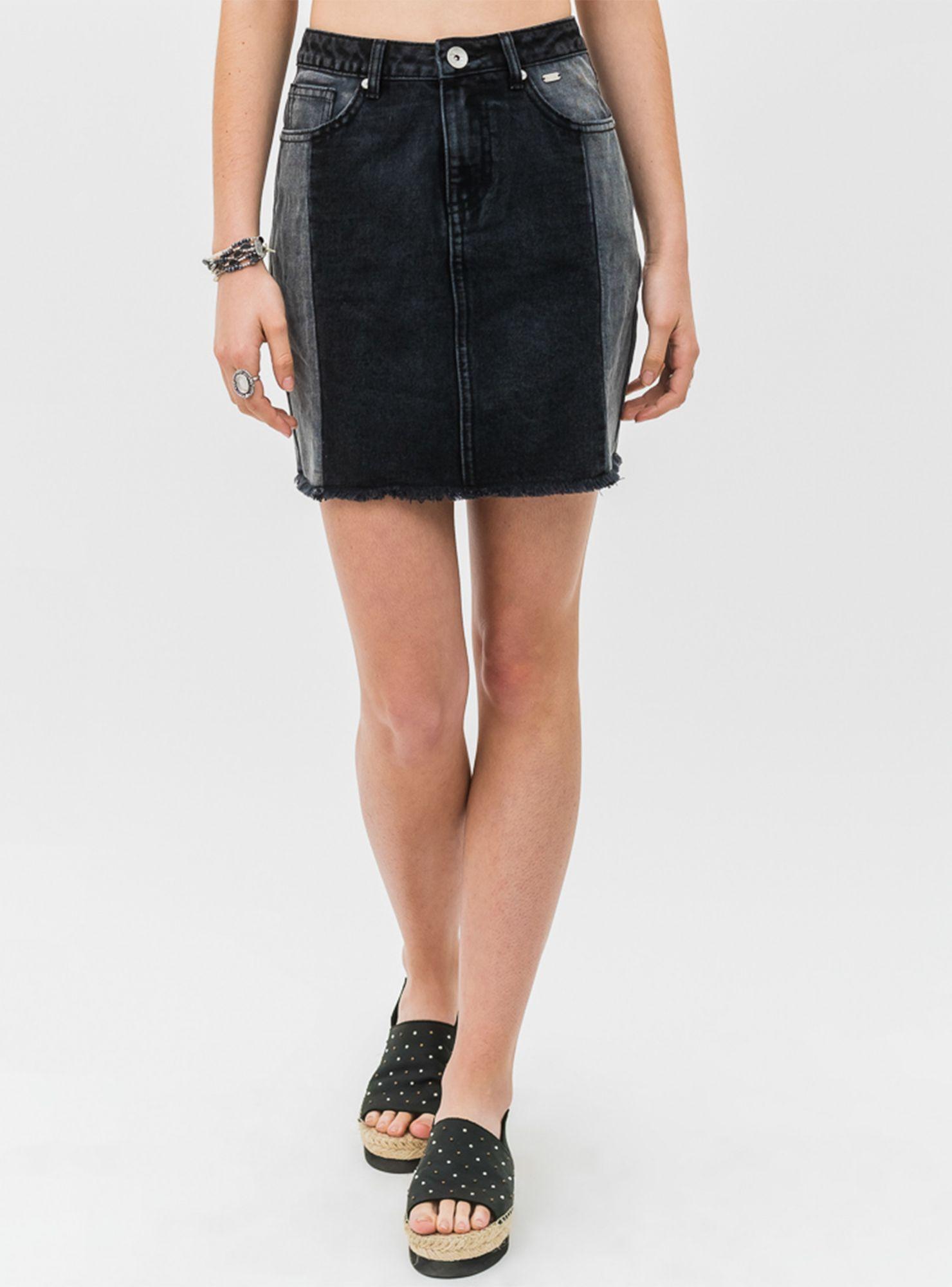 Falda Denim Umbrale-0