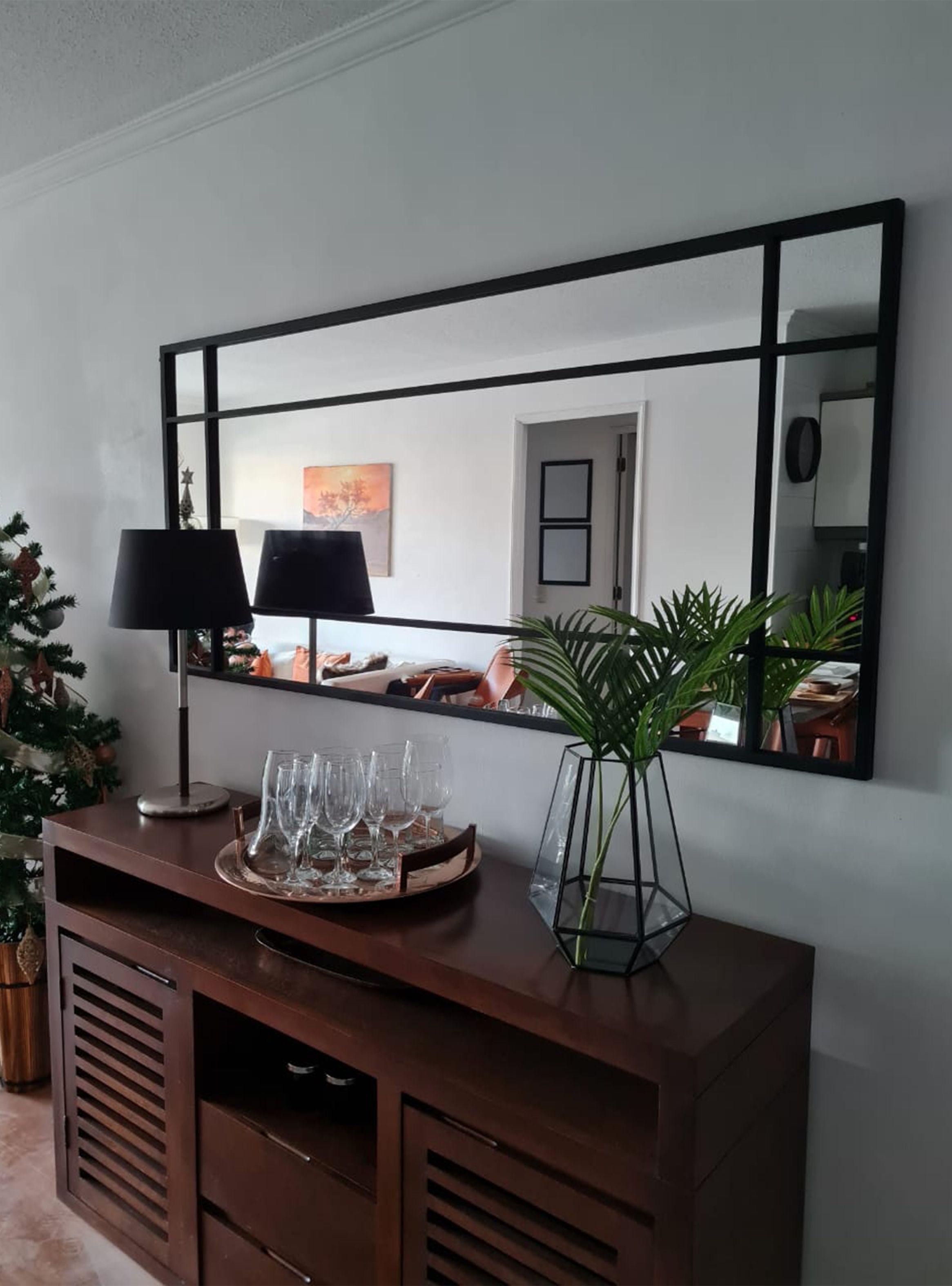 Espejo Ventana Cochamo 120 x 80 cm Negro-2