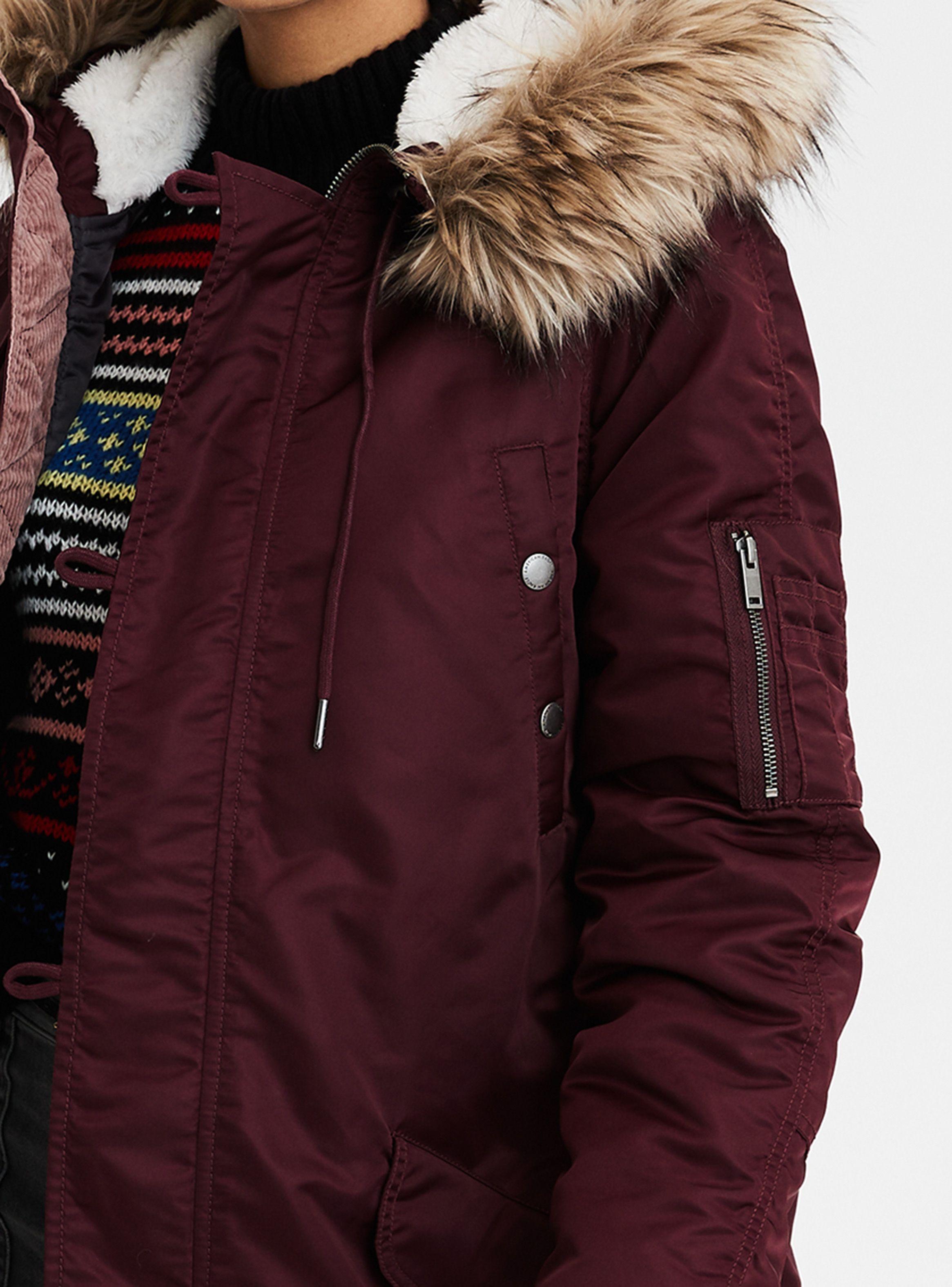 Satín Parka American Eagle-2