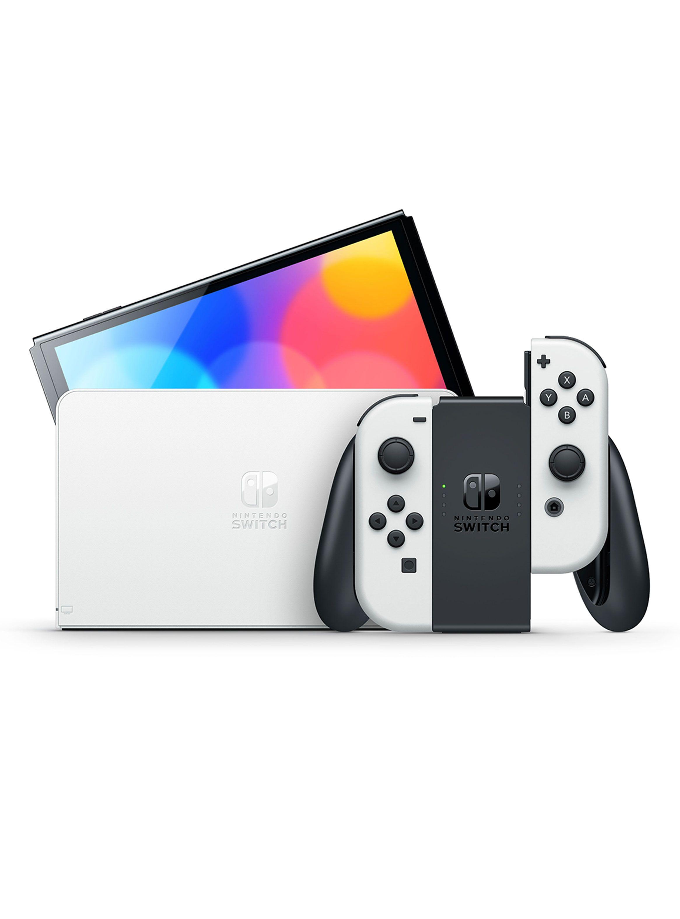 Consola Nintendo Switch Oled White + Mario Kart 8-1