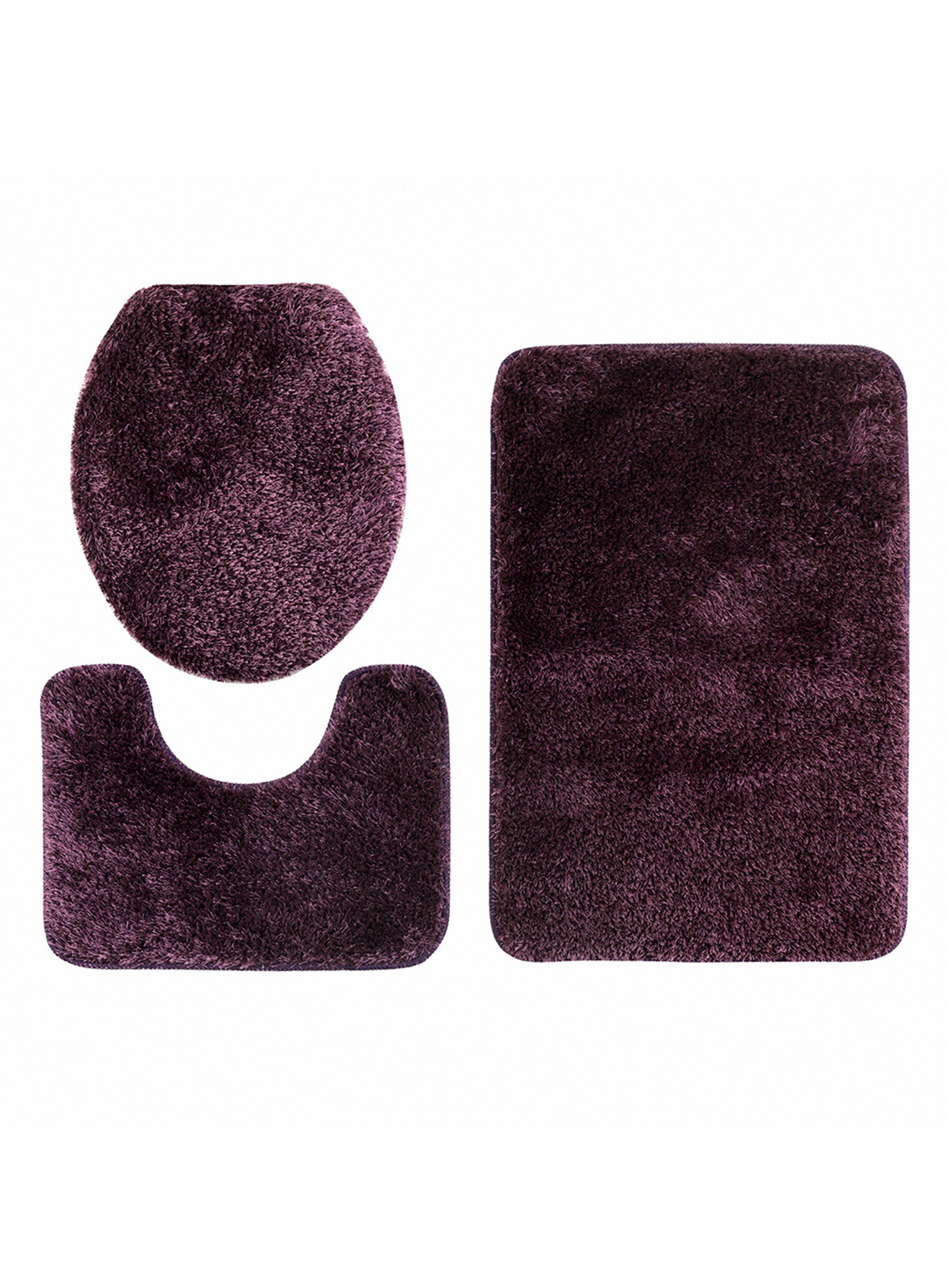 Piso Modalfo de Baño 50 x 75 cm Bañomi Morado Oscuro Liso-0