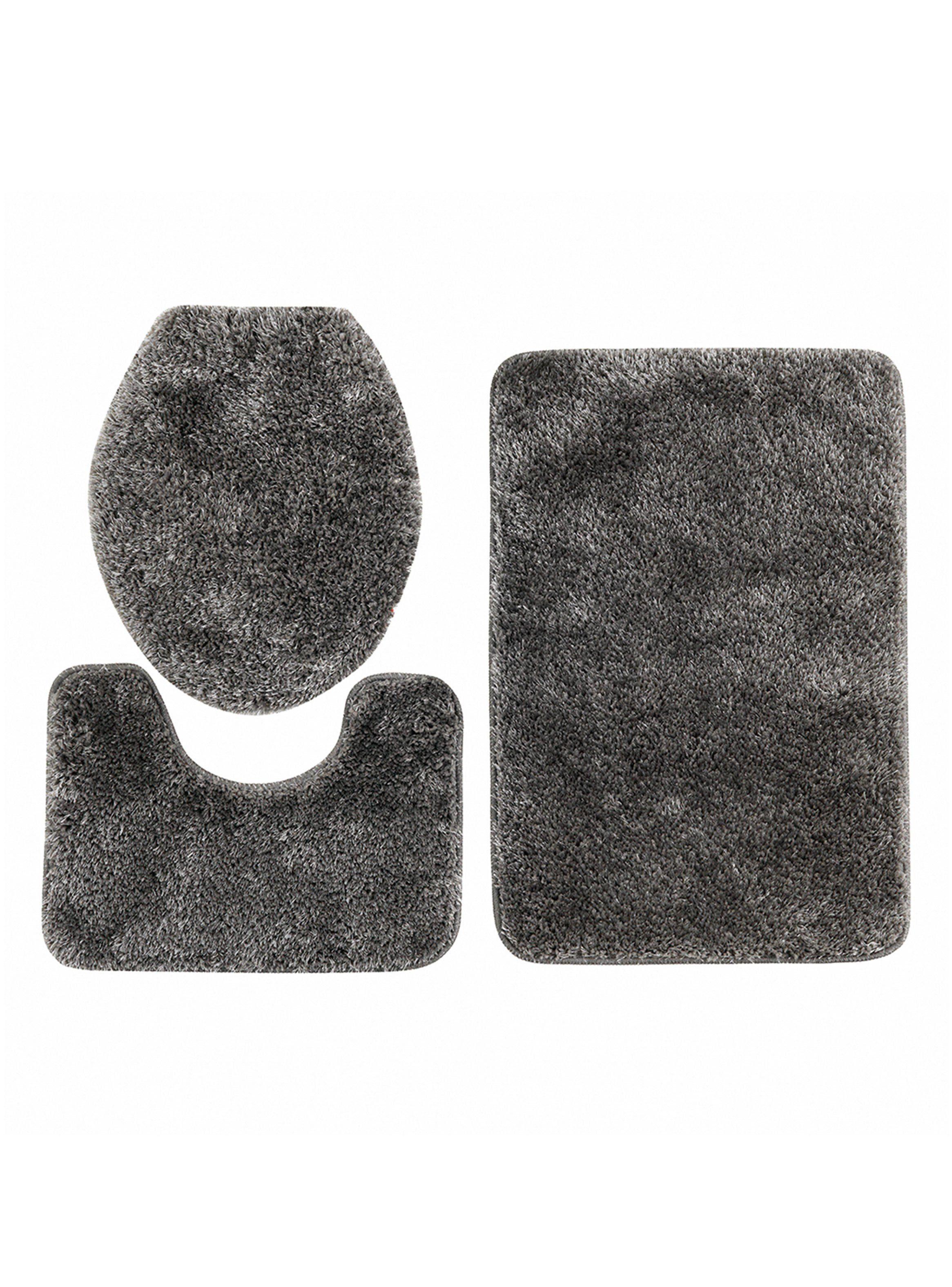 Piso Modalfo de Baño 50 x 75 cm Bañomi Gris Oscuro Liso-0