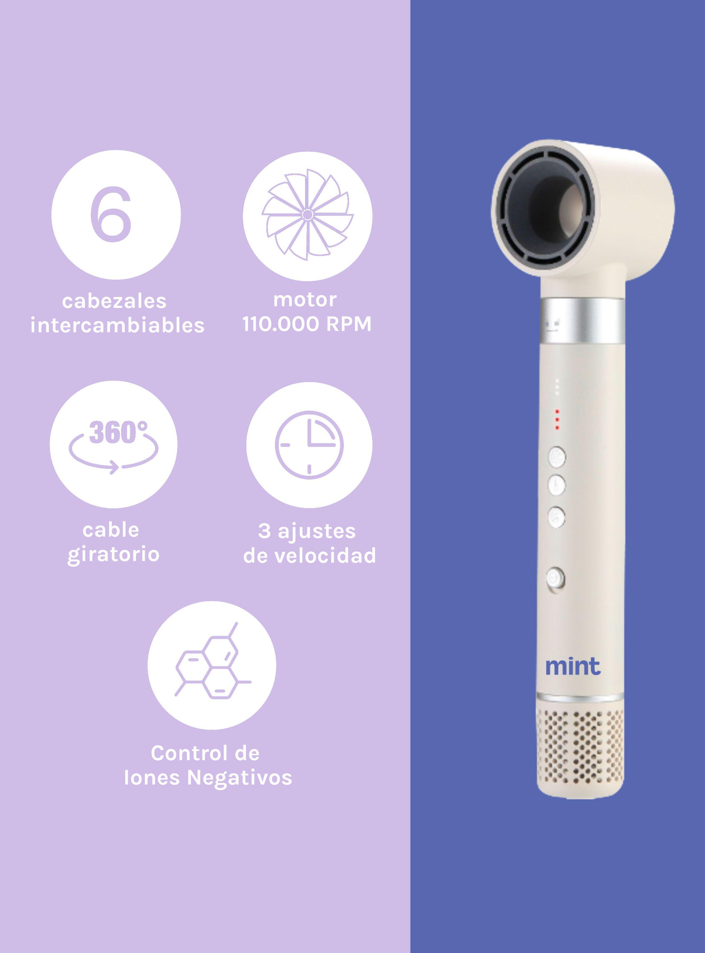 Secador de Pelo Multistyler 6 en 1 MHR-015 Blanco-2