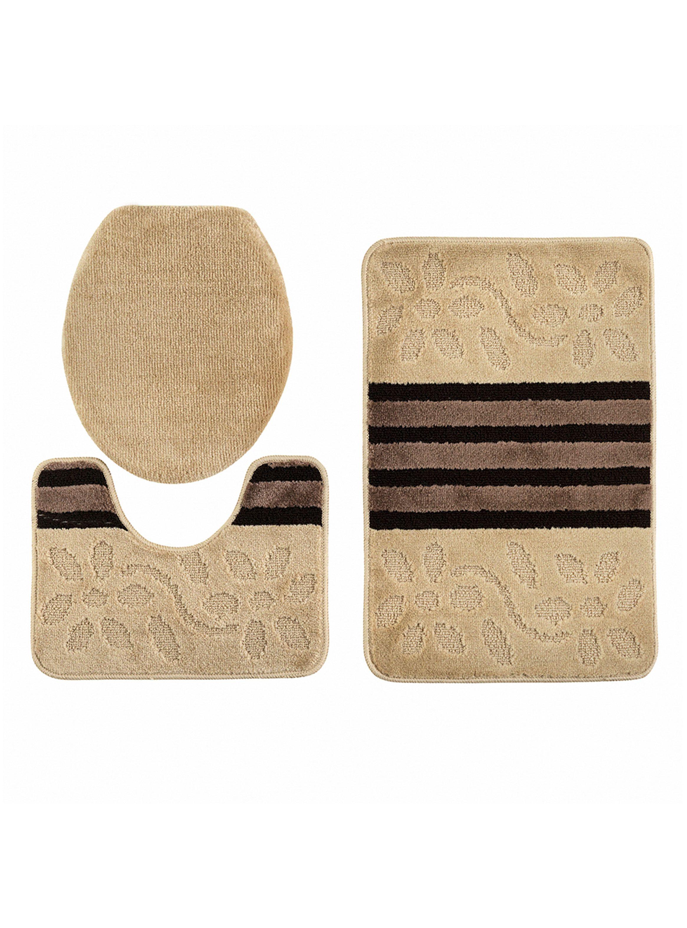 Piso Modalfo de Baño 50 x 75 cm Bañomi Beige con Líneas-0