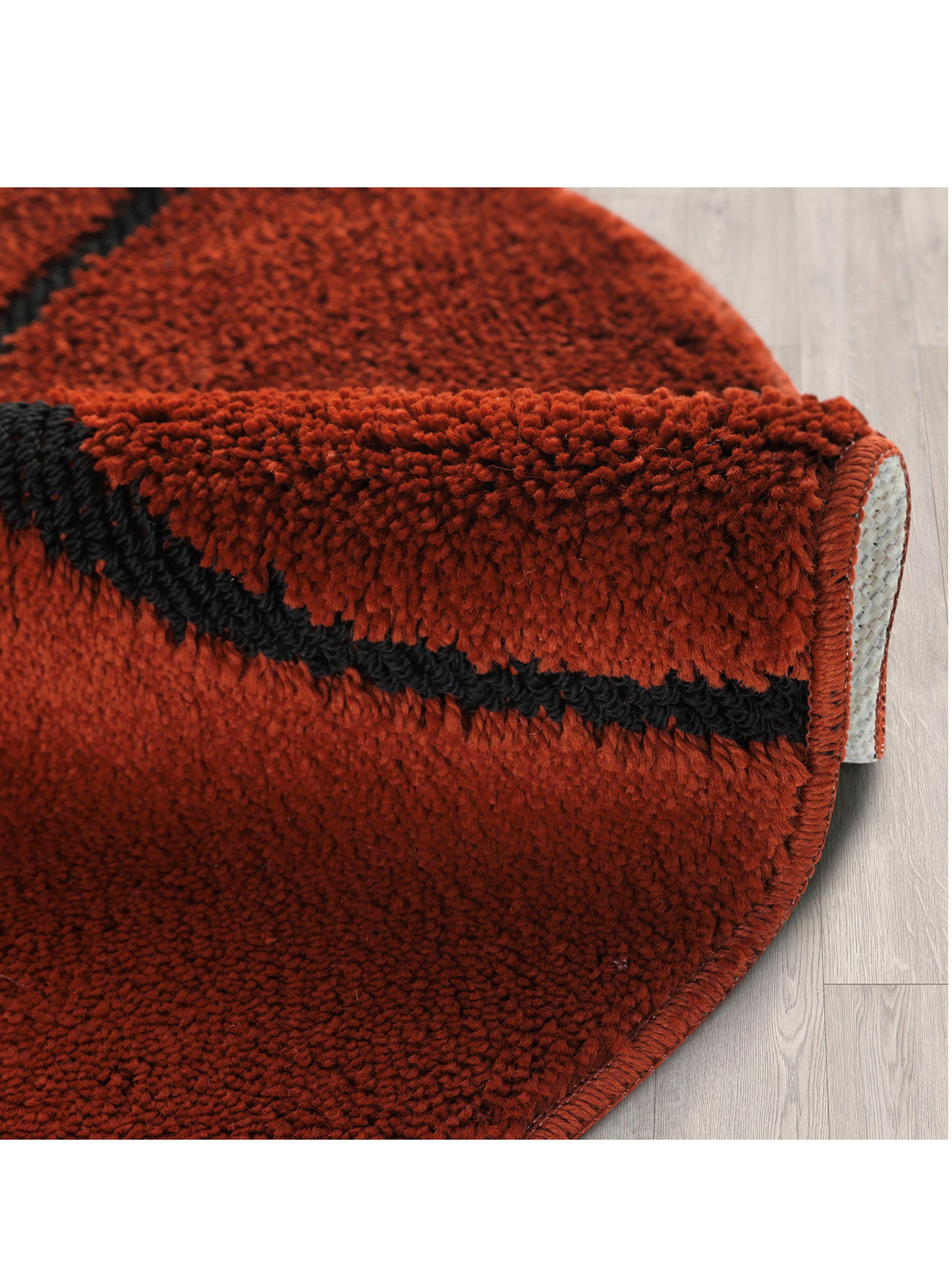 Alfombra Infantil 100 x 100 cm Basketball Naranja-2