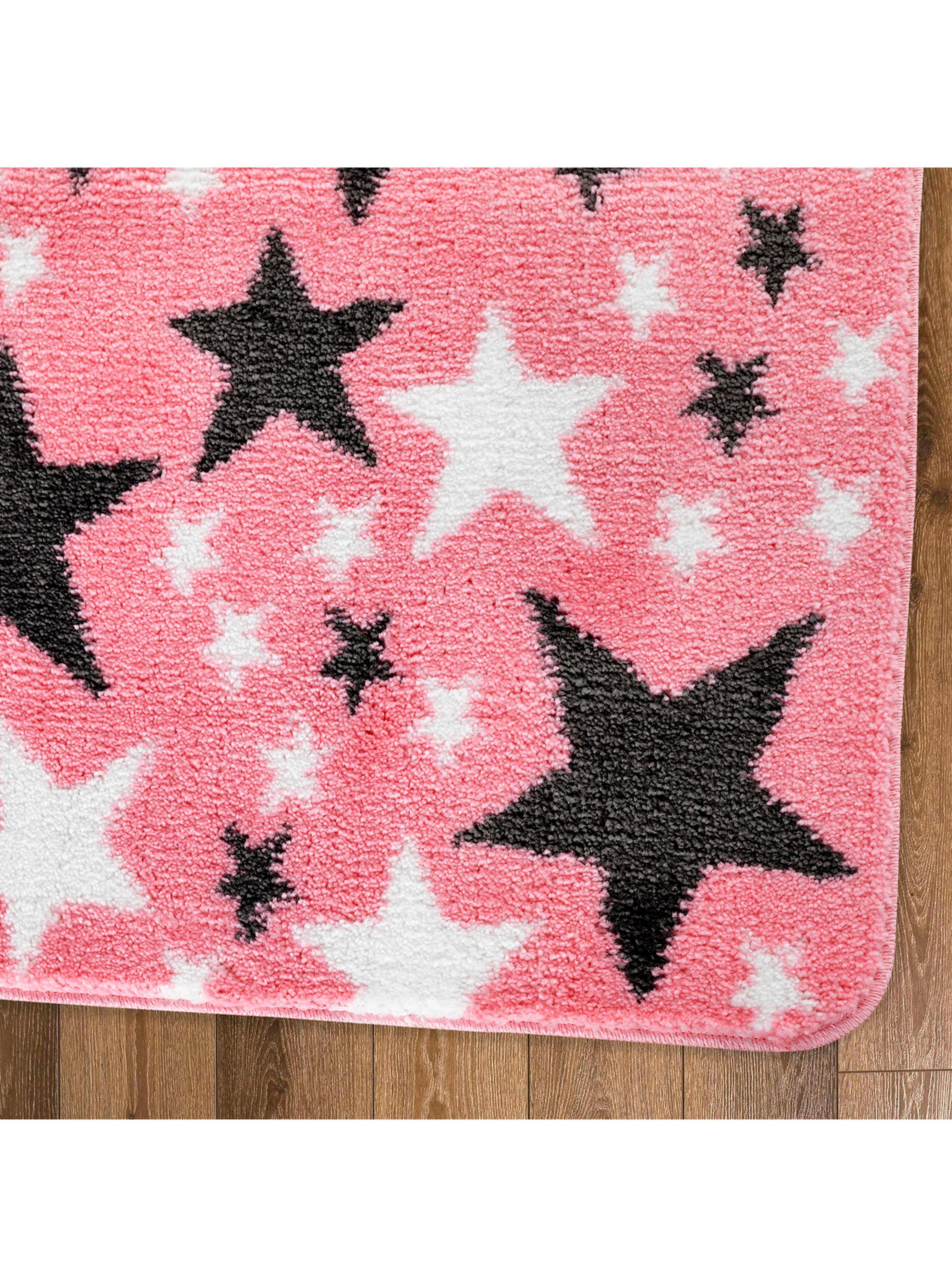 Alfombra Infantil 100 x 160 cm Kids Rosado-4