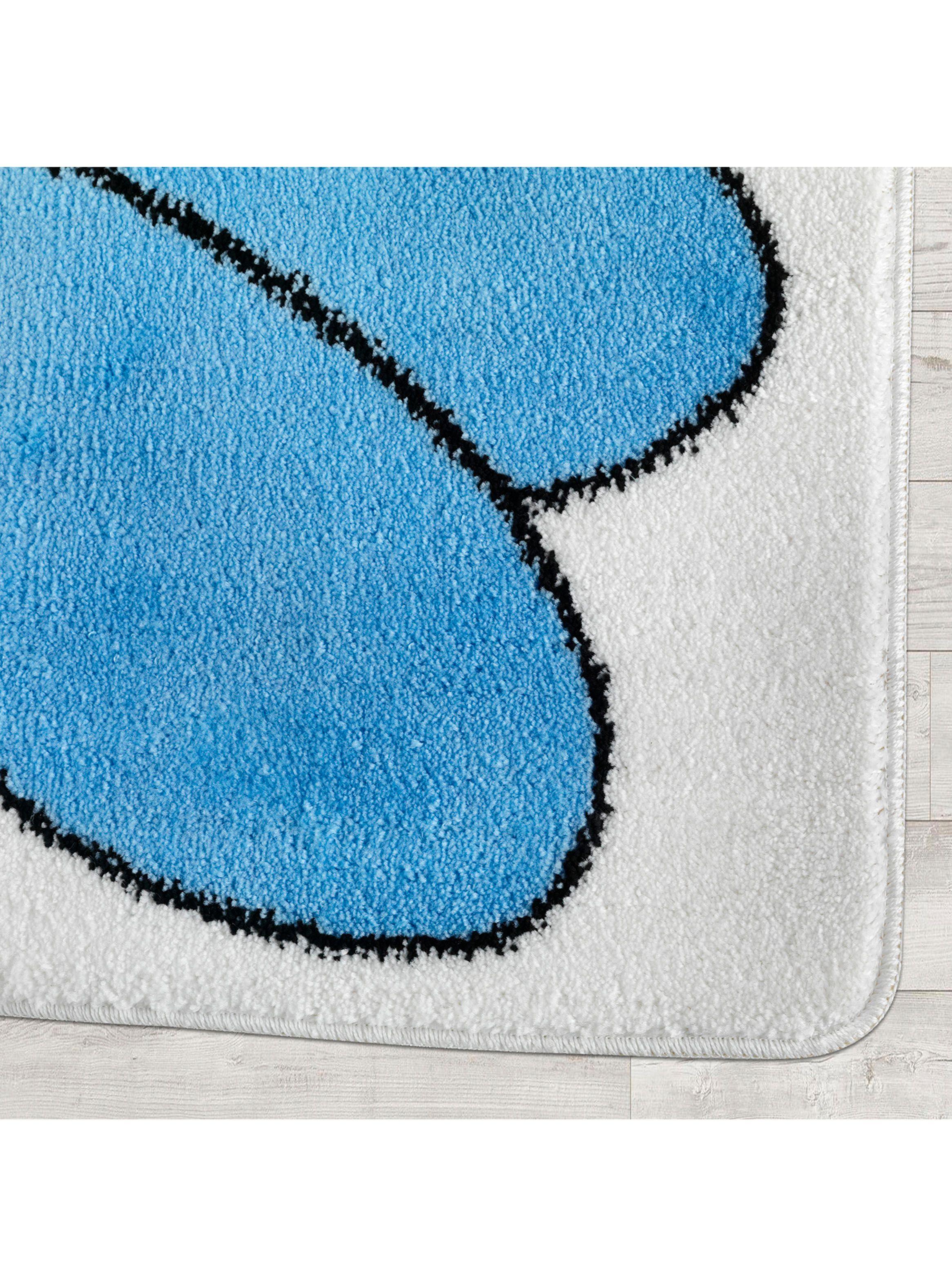 Alfombra Infantil 100 x 160 cm Kids Amarillo-4