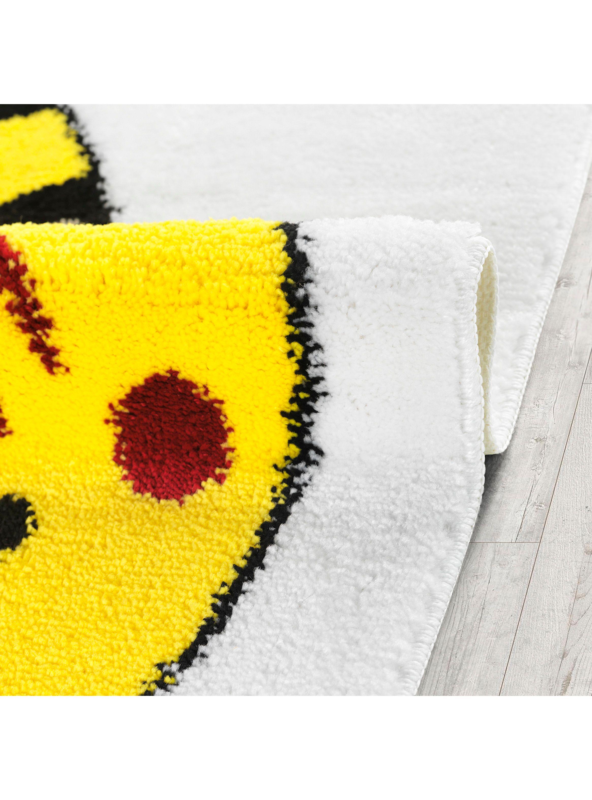 Alfombra Infantil 100 x 160 cm Kids Amarillo-2