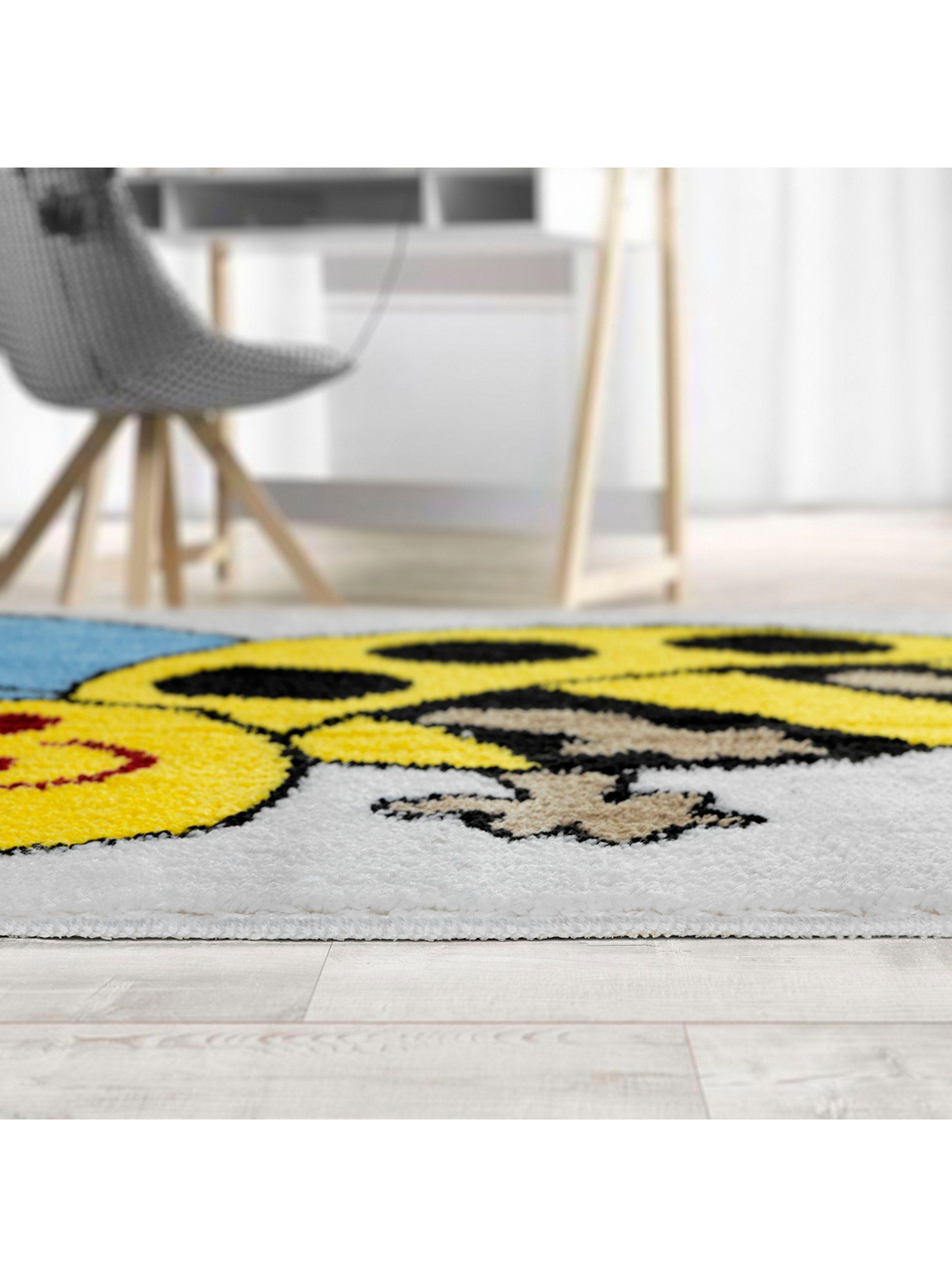 Alfombra Infantil 100 x 160 cm Kids Amarillo-5