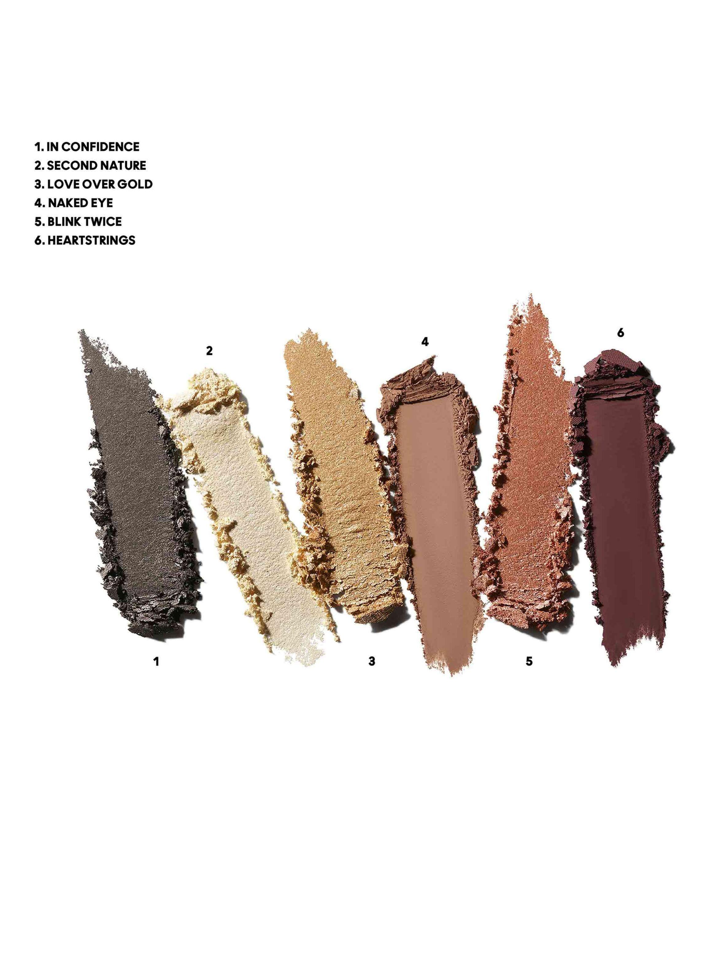 Paleta de Sombras Connect In Colour X6 Eye Shadow Palette Intimate Nudes 6.25 g-1
