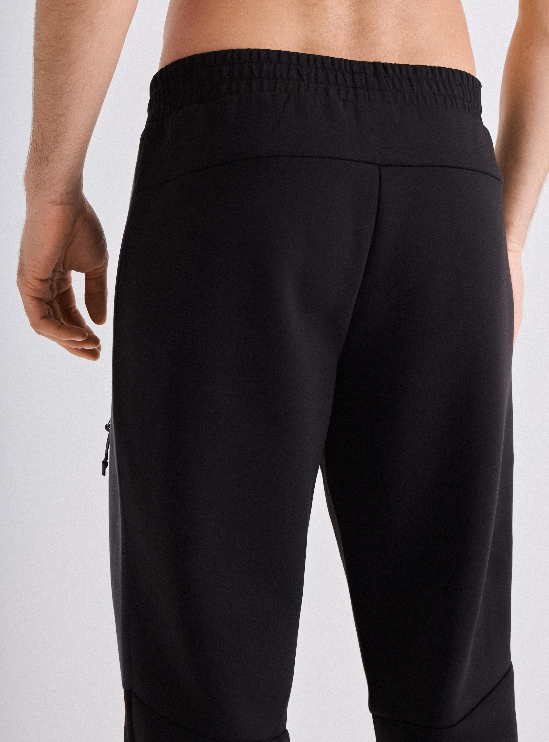 Pantalón Buzo Bolsillos con Cierre-3