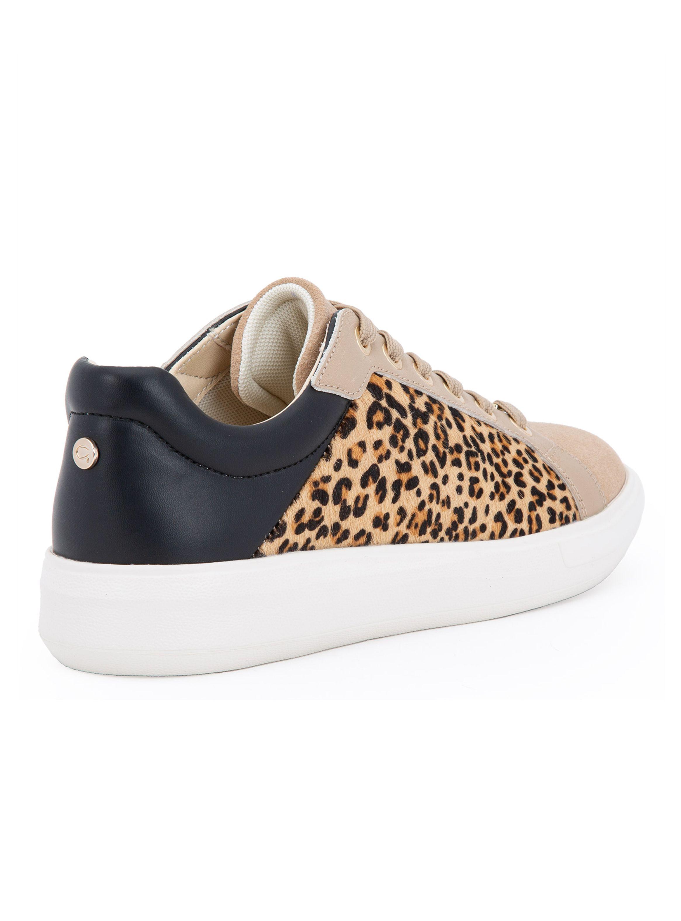 Zapatilla Urbana Leopardo Cuero Rosalia660164 Mujer-3